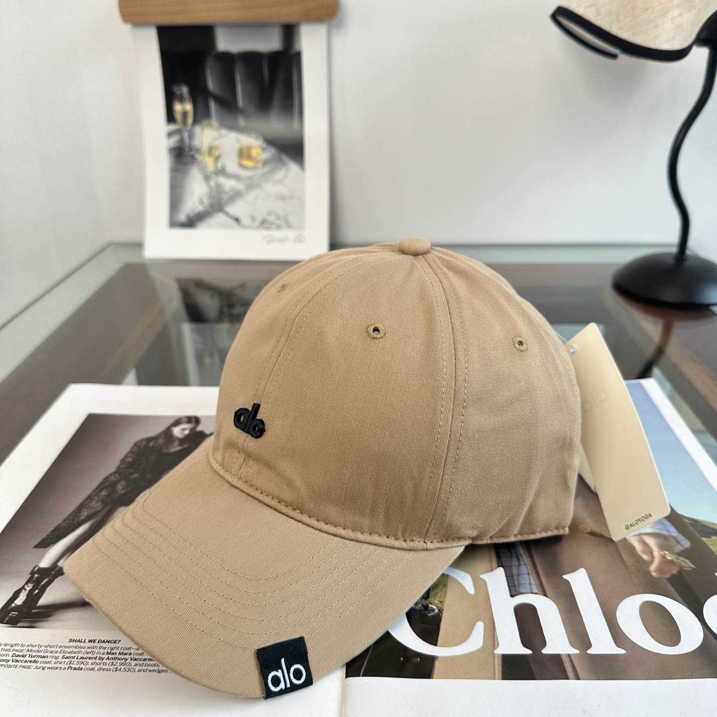 Alo 。爆款 新款棒球帽定制面料，简约时尚更透气，超火爆现货秒发