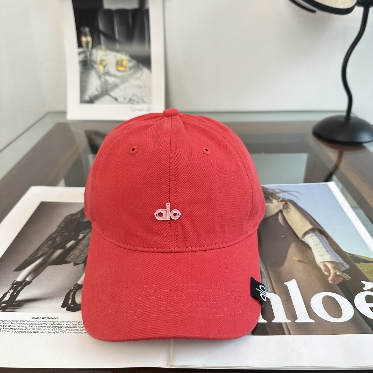 Alo 。爆款 新款棒球帽定制面料，简约时尚更透气，超火爆现货秒发