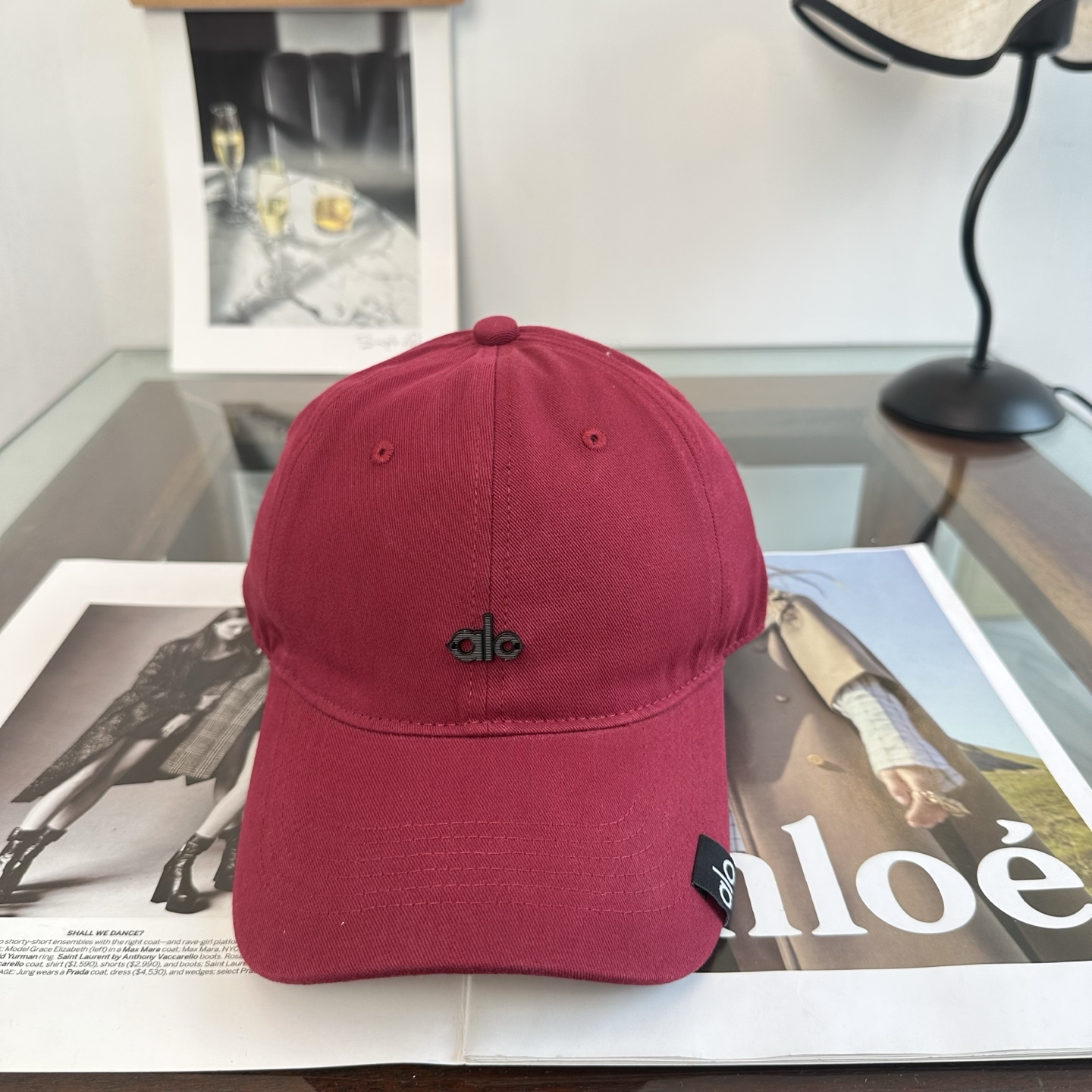 Alo 。爆款 新款棒球帽定制面料，简约时尚更透气，超火爆现货秒发