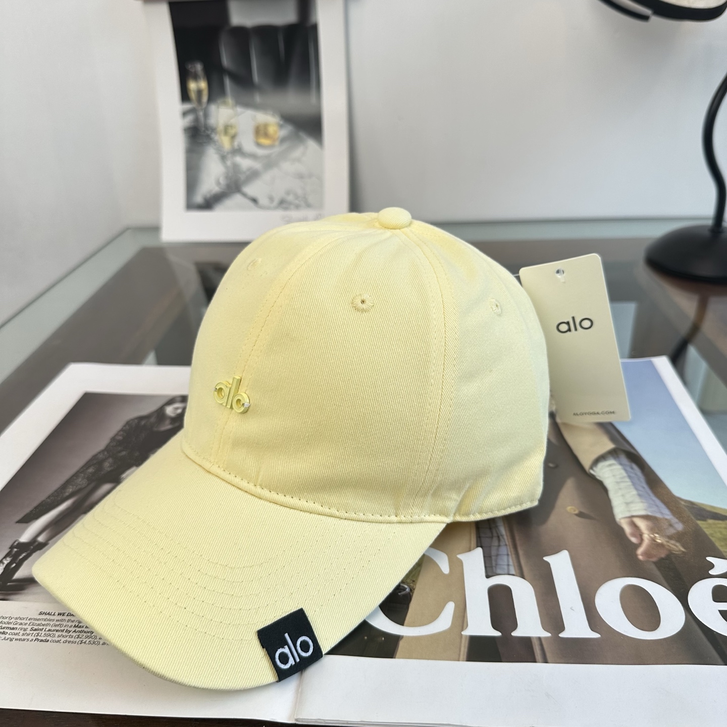Alo 。爆款 新款棒球帽定制面料，简约时尚更透气，超火爆现货秒发