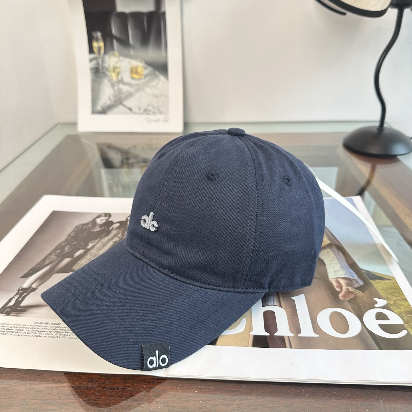 Alo 。爆款 新款棒球帽定制面料，简约时尚更透气，超火爆现货秒发