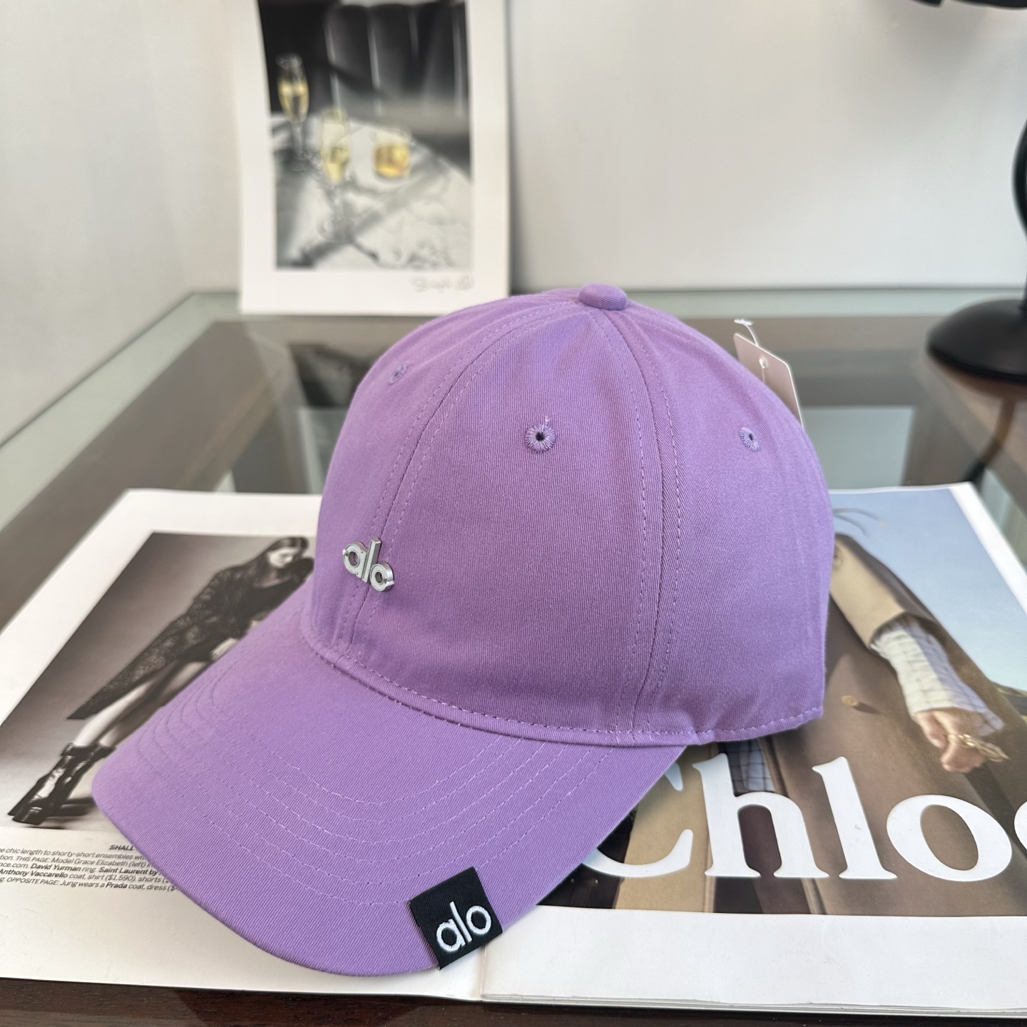 Alo 。爆款 新款棒球帽定制面料，简约时尚更透气，超火爆现货秒发