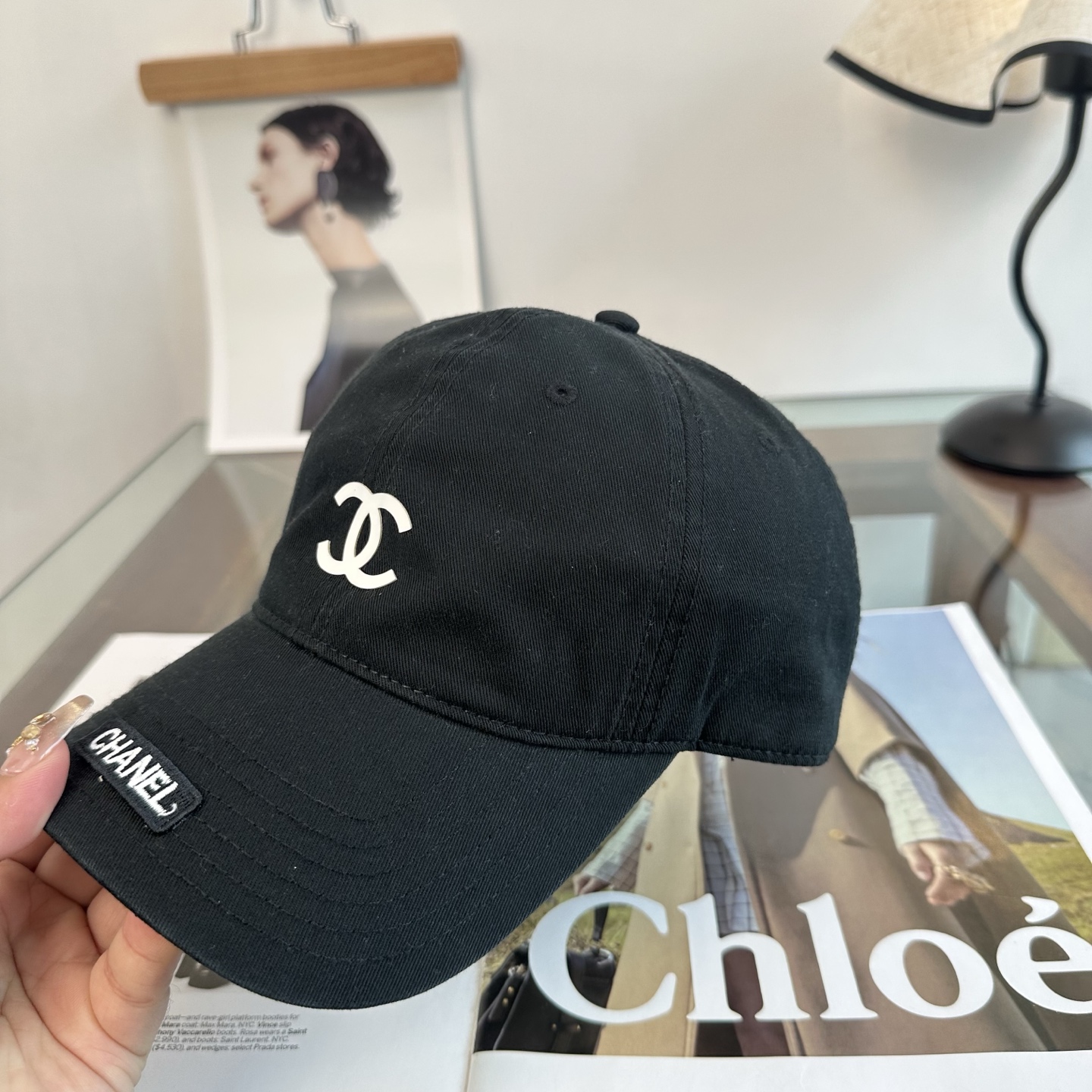 【CHANEL香奈儿】新款高级感小香风鸭舌帽 ，遮阳又超好搭配，出街单品 高货版本原单品质👄