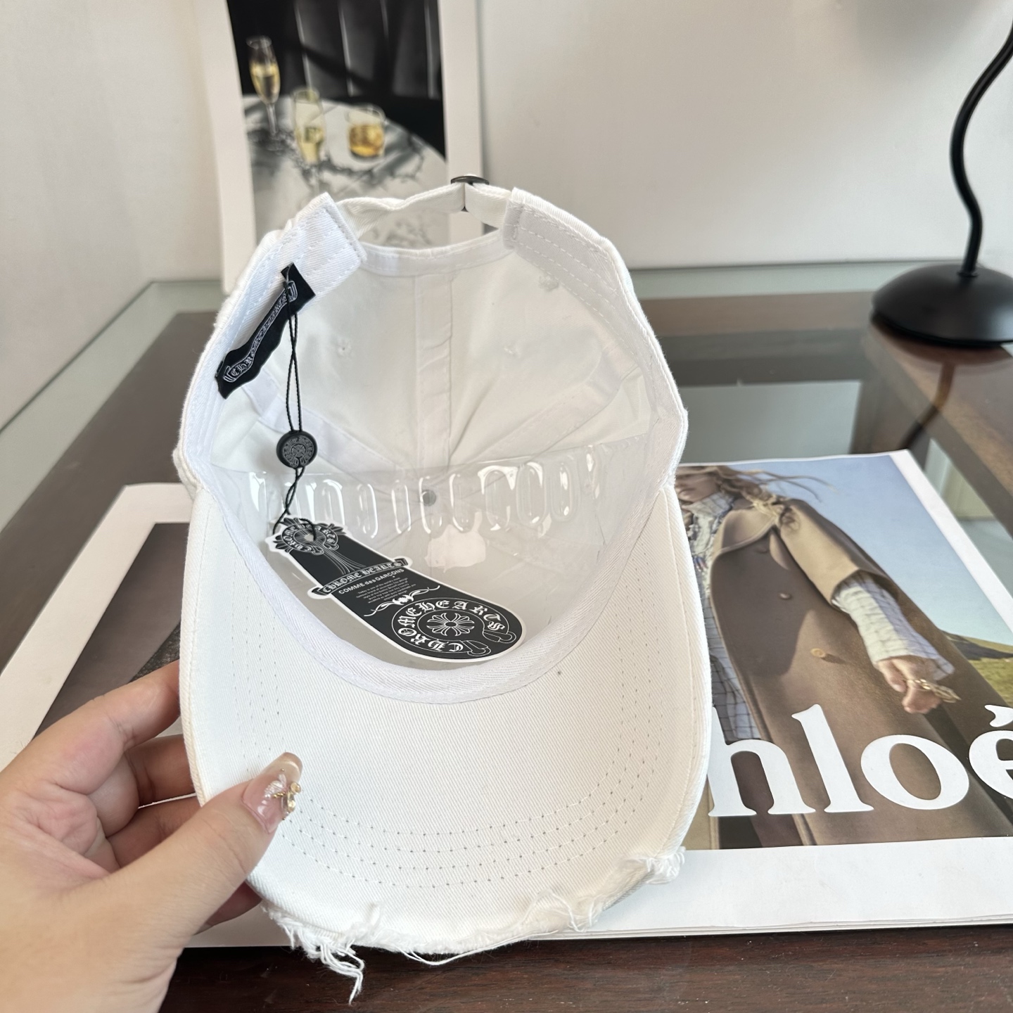 Chrome hearts 克罗心 新款十字架 高品质棒球帽，高端定制版！网红时尚博主同款！墙裂推荐！质量巨好！谁戴谁好