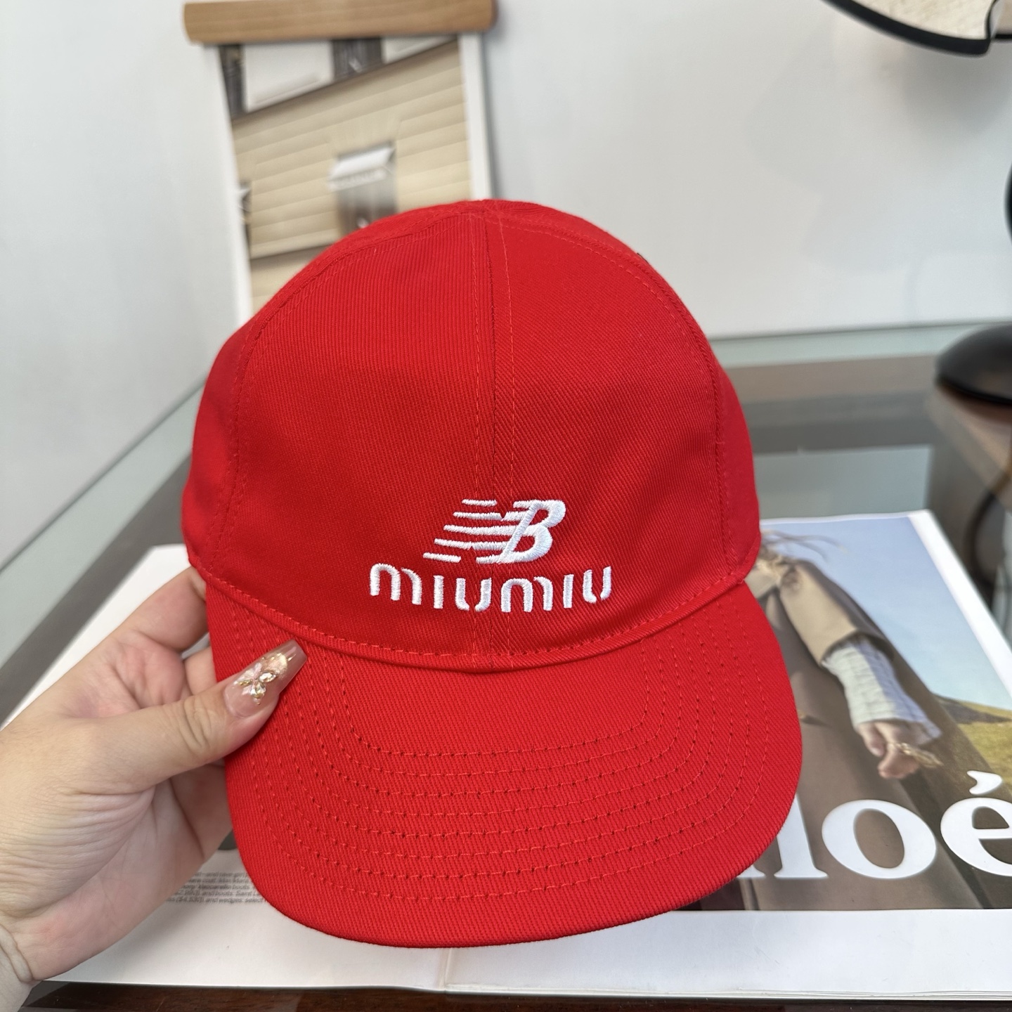 谬谬miumiu 原单 新款棒球帽，正品开模订制，原版做工细致质量超赞！