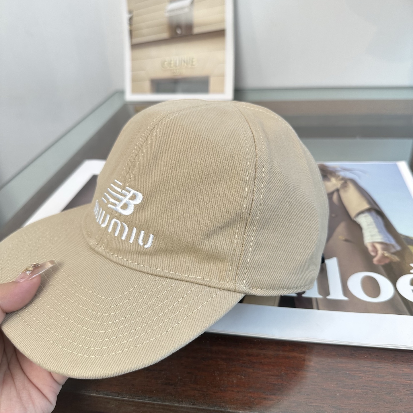 谬谬miumiu 原单 新款棒球帽，正品开模订制，原版做工细致质量超赞！