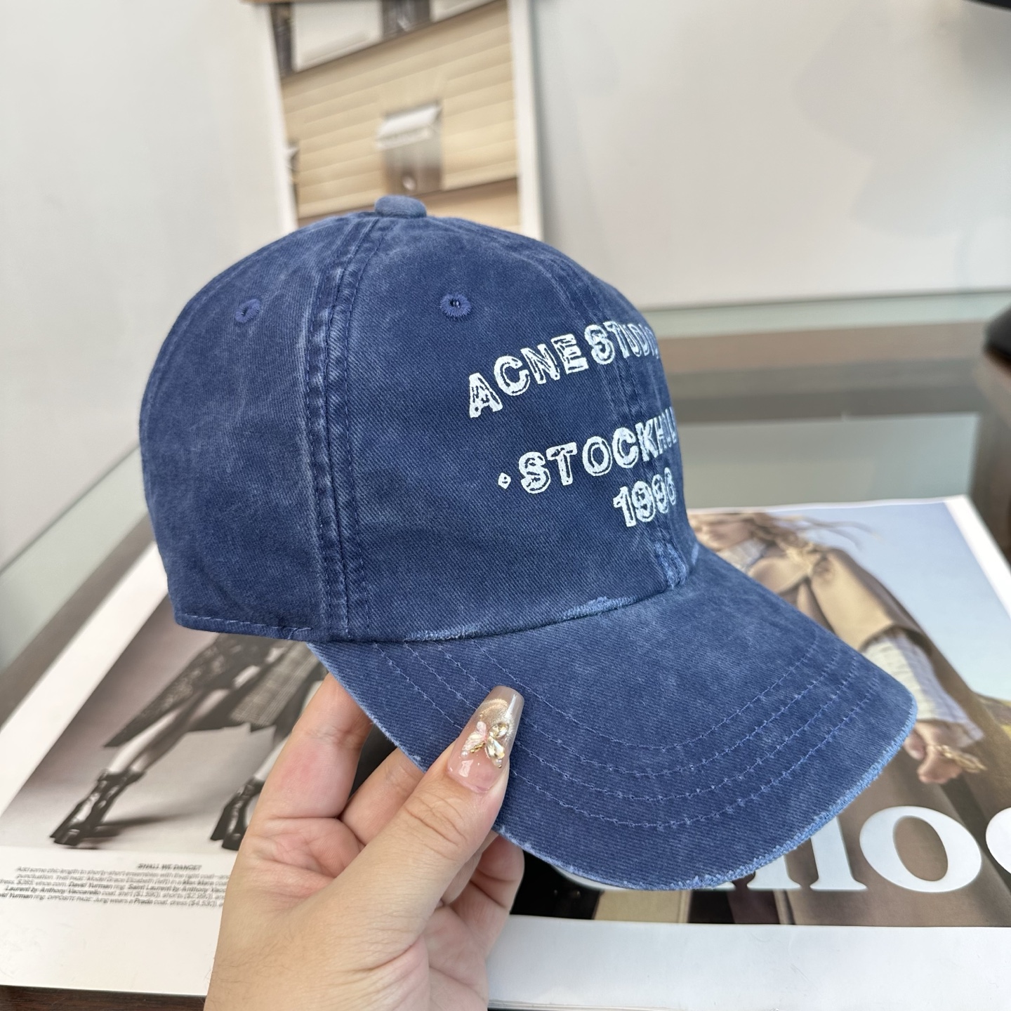 ACNE潮人至爱 复线高街字母棒球帽 高品质定制工艺 简约帅气~男女同款 超酷时尚街头风 帽型极好