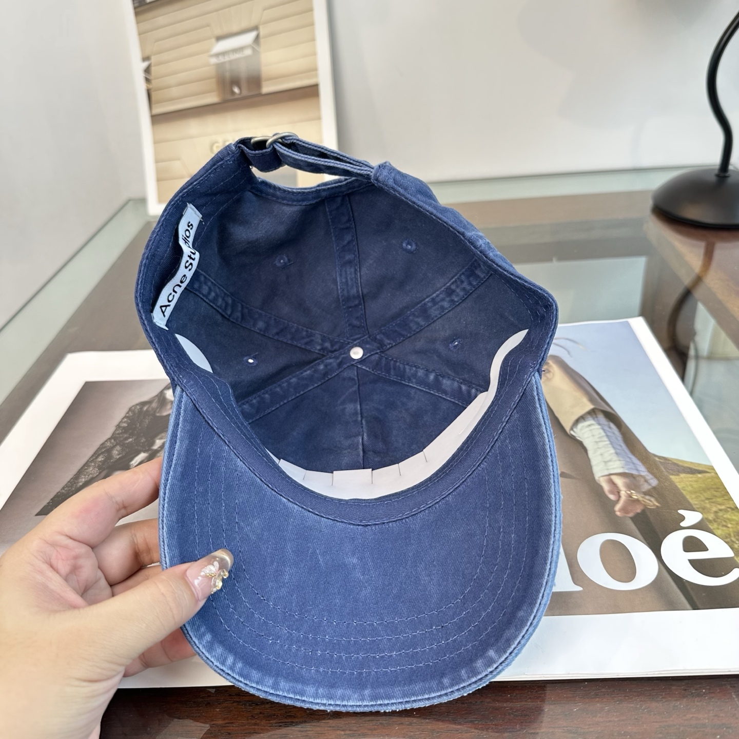 ACNE潮人至爱 复线高街字母棒球帽 高品质定制工艺 简约帅气~男女同款 超酷时尚街头风 帽型极好