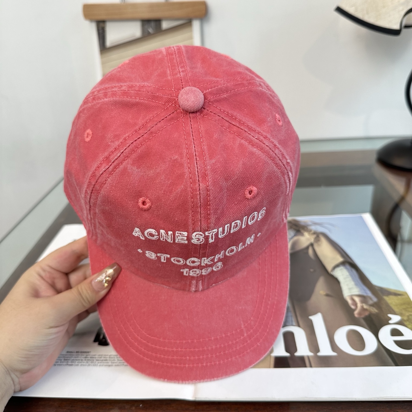 ACNE潮人至爱 复线高街字母棒球帽 高品质定制工艺 简约帅气~男女同款 超酷时尚街头风 帽型极好
