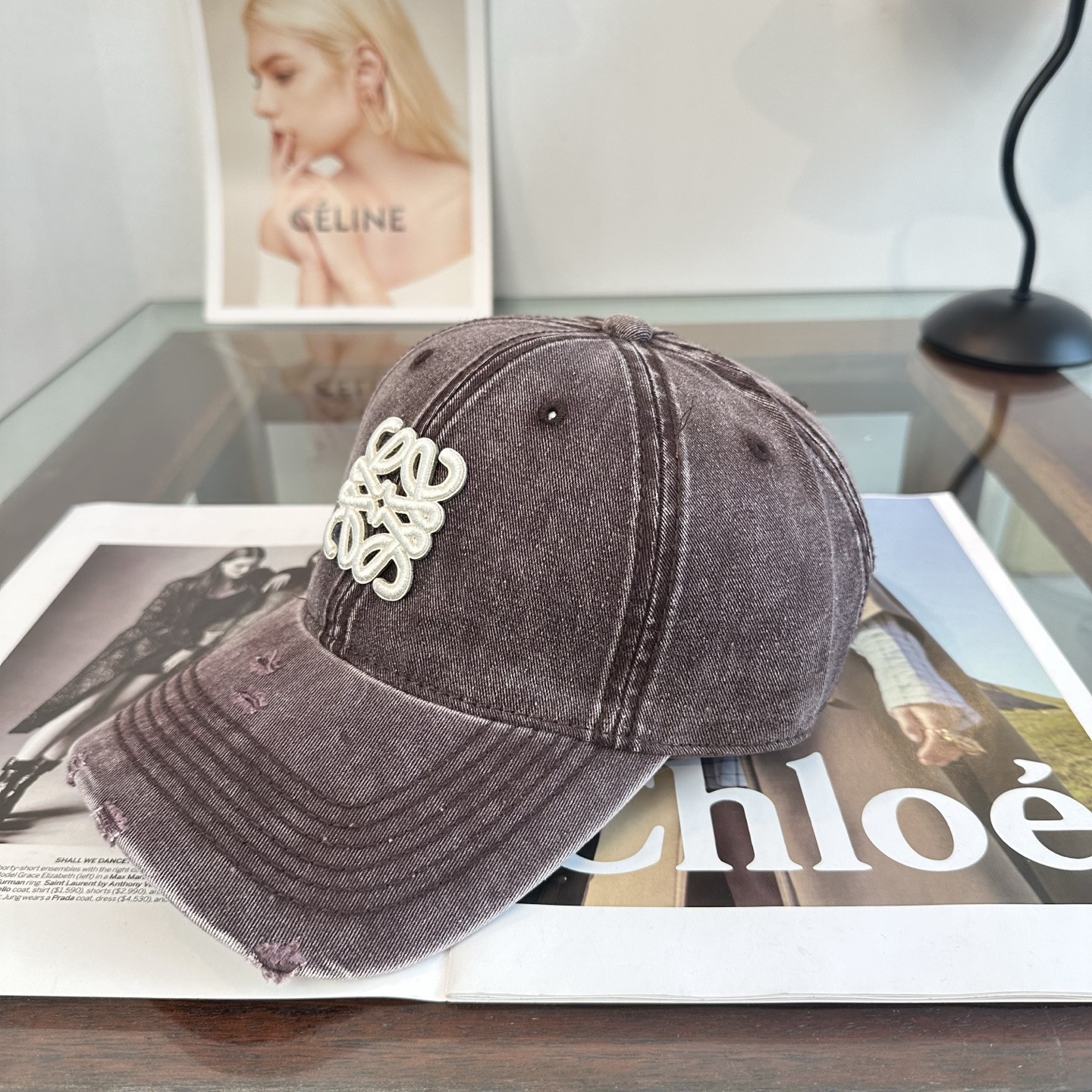 LOEWE【罗意威】新款刺绣棒球帽，专柜同步出货，大牌款超好搭配，赶紧入手