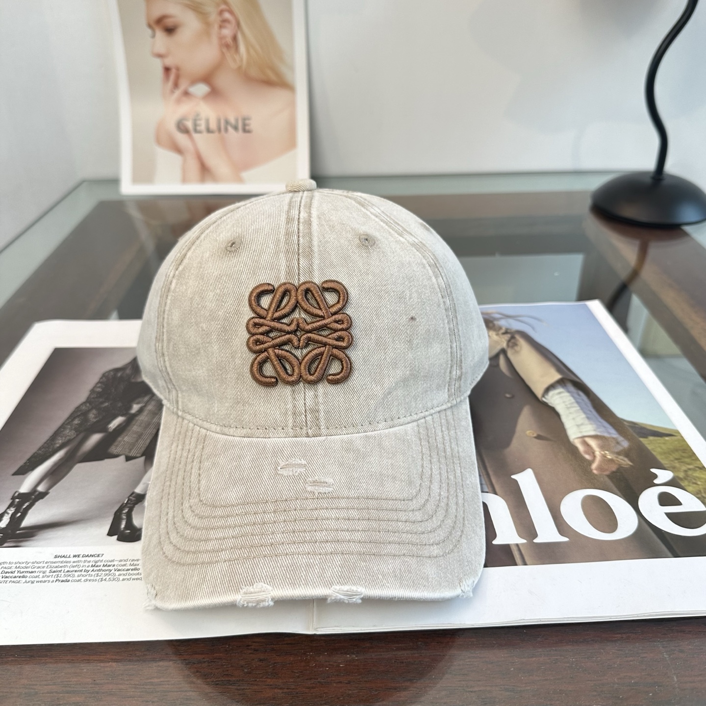 LOEWE【罗意威】新款刺绣棒球帽，专柜同步出货，大牌款超好搭配，赶紧入手