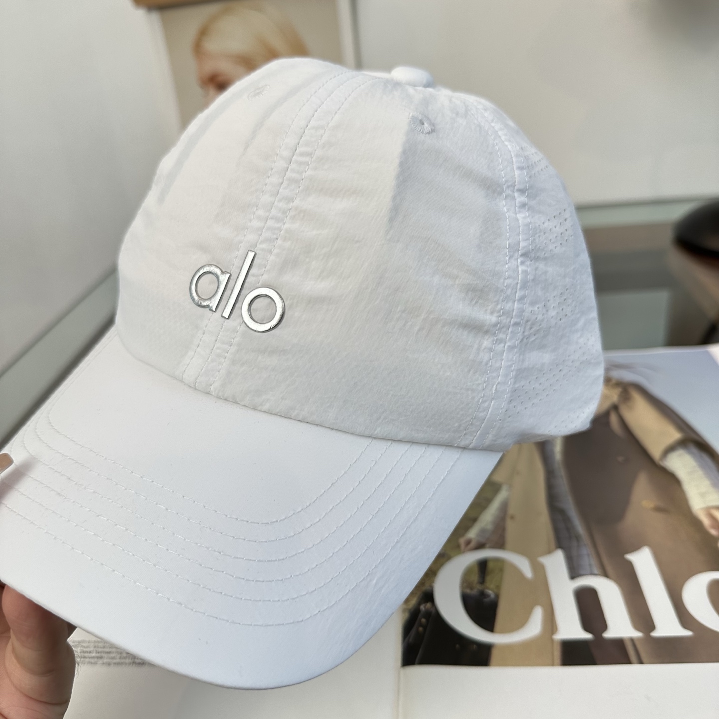 Alo 🔥爆款 新款棒球帽 定制面料，简约时尚更透气，超火爆 现货秒发