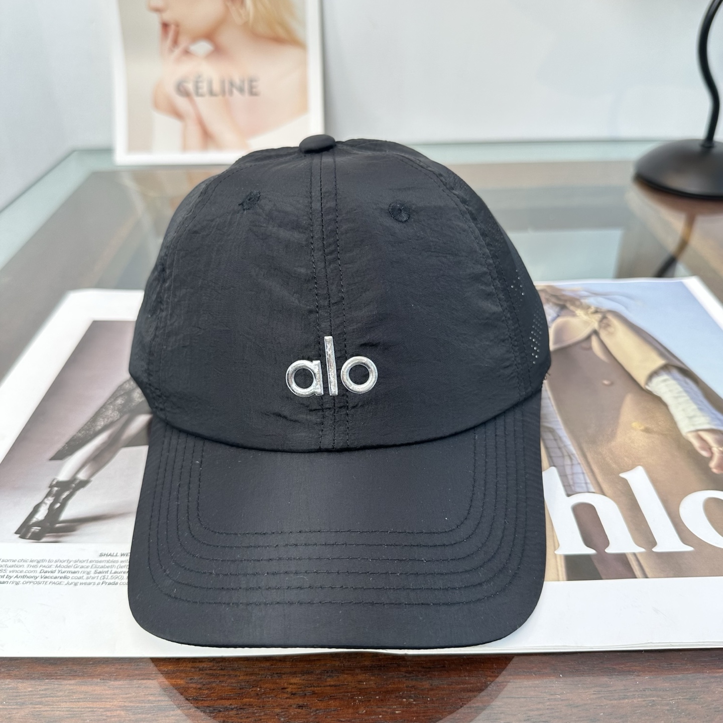 Alo 🔥爆款 新款棒球帽 定制面料，简约时尚更透气，超火爆 现货秒发