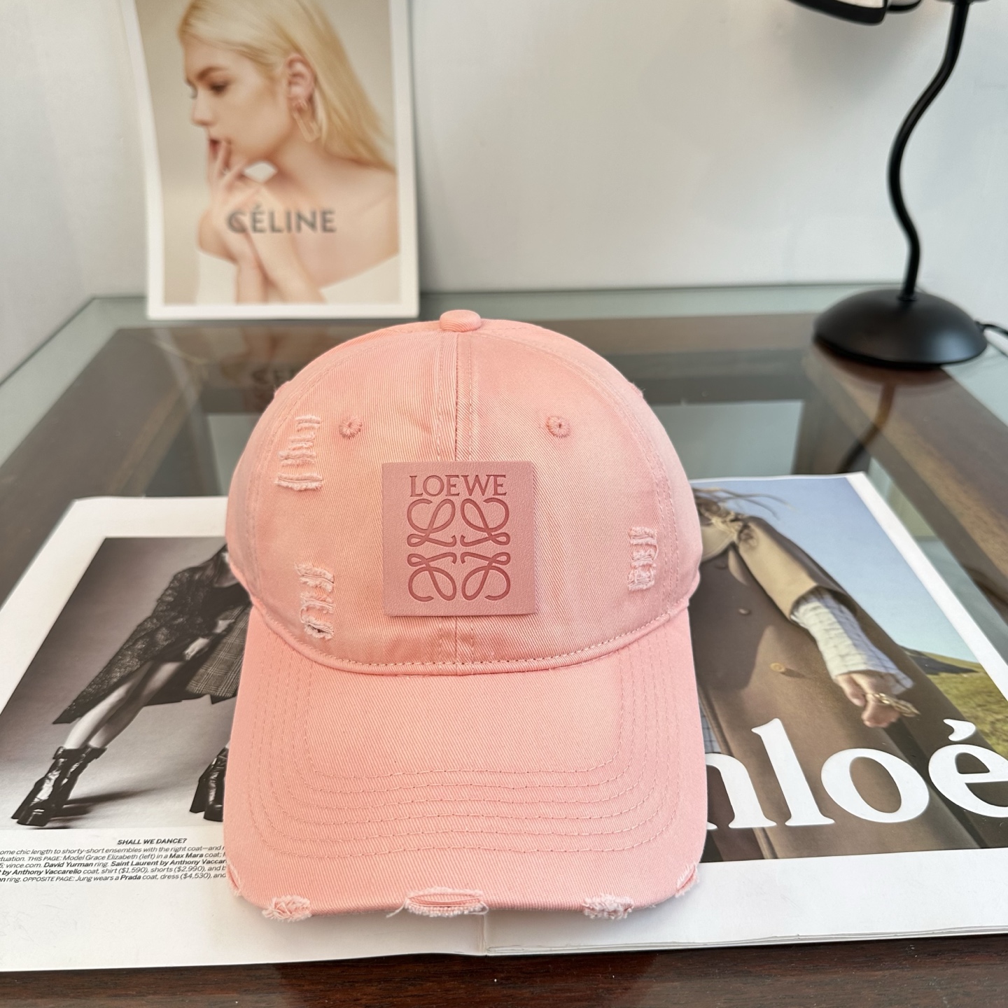 LOEWE【罗意威】新款刺绣棒球帽，专柜同步出货，大牌款超好搭配，赶紧入手