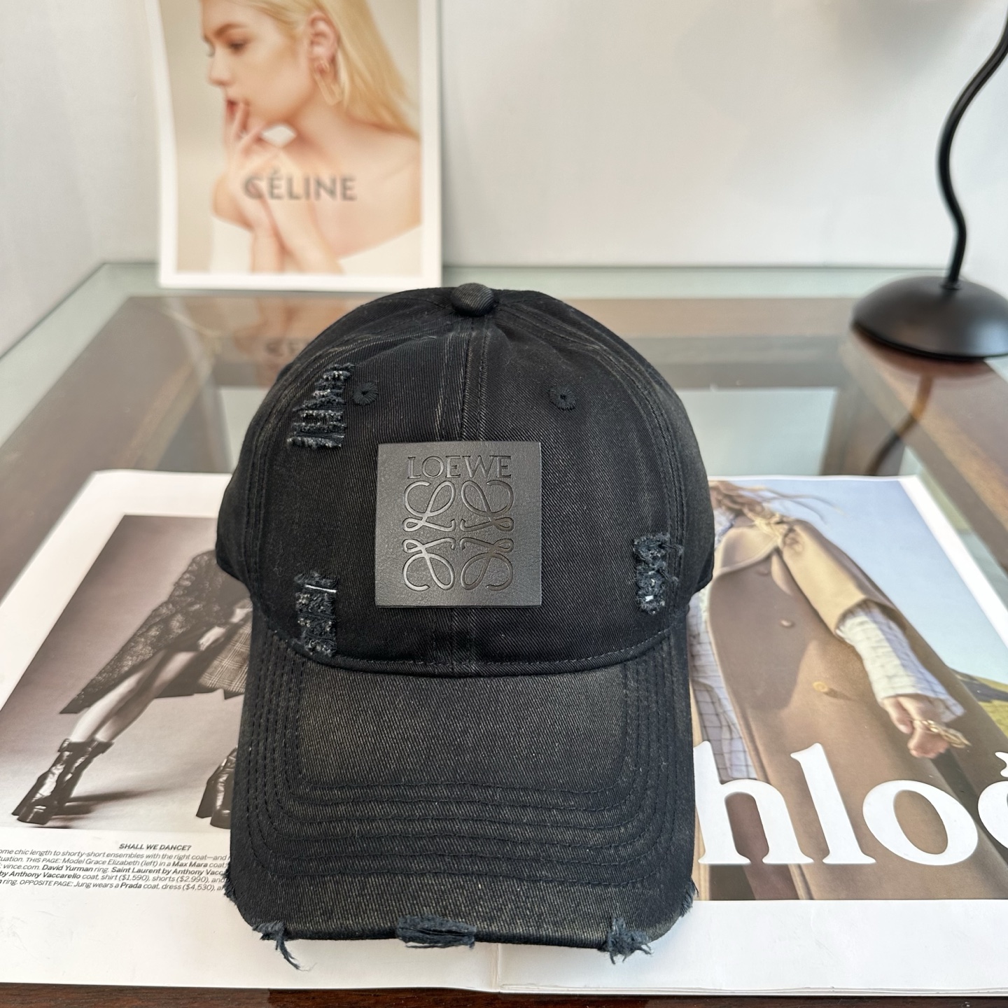 LOEWE【罗意威】新款刺绣棒球帽，专柜同步出货，大牌款超好搭配，赶紧入手