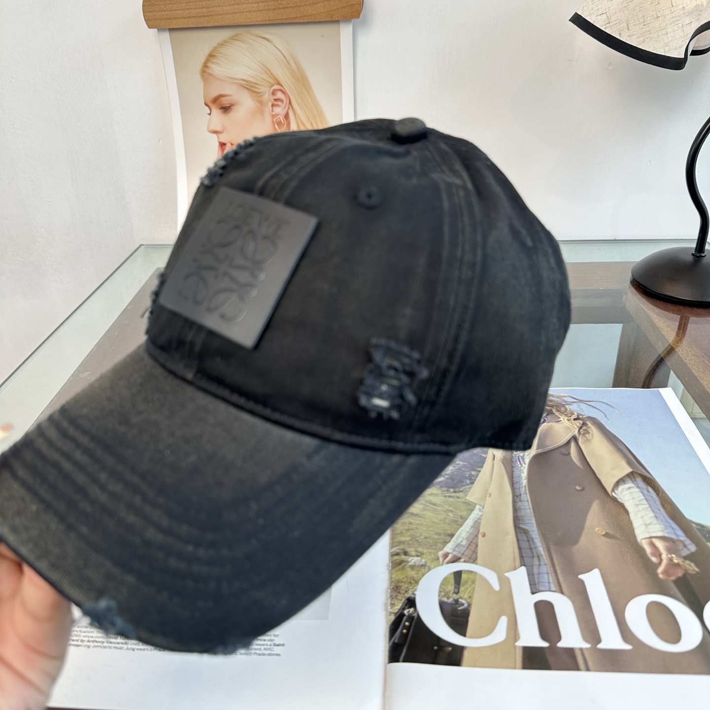 LOEWE【罗意威】新款刺绣棒球帽，专柜同步出货，大牌款超好搭配，赶紧入手