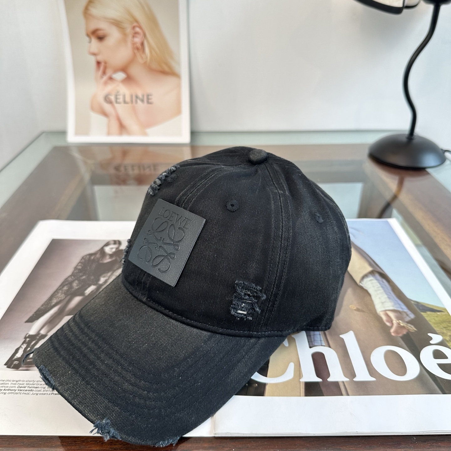 LOEWE【罗意威】新款刺绣棒球帽，专柜同步出货，大牌款超好搭配，赶紧入手