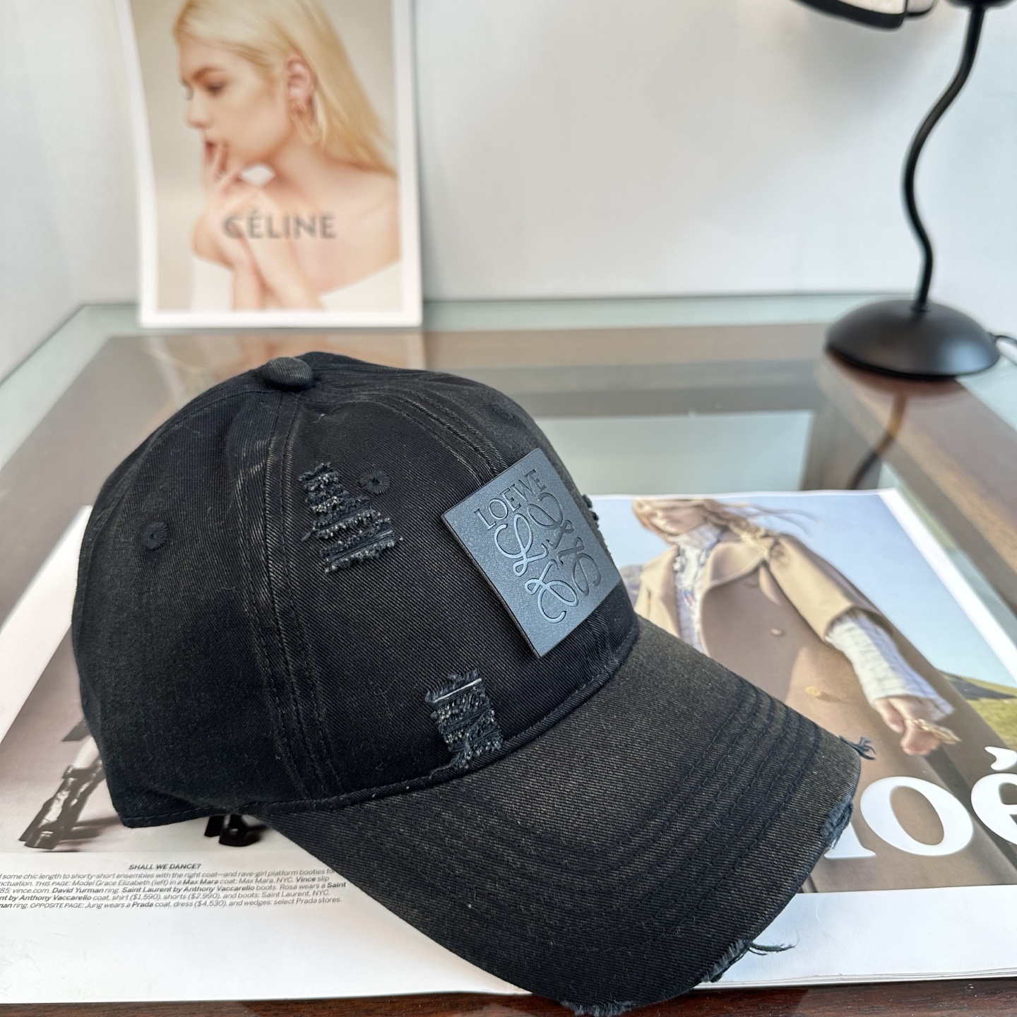 LOEWE【罗意威】新款刺绣棒球帽，专柜同步出货，大牌款超好搭配，赶紧入手