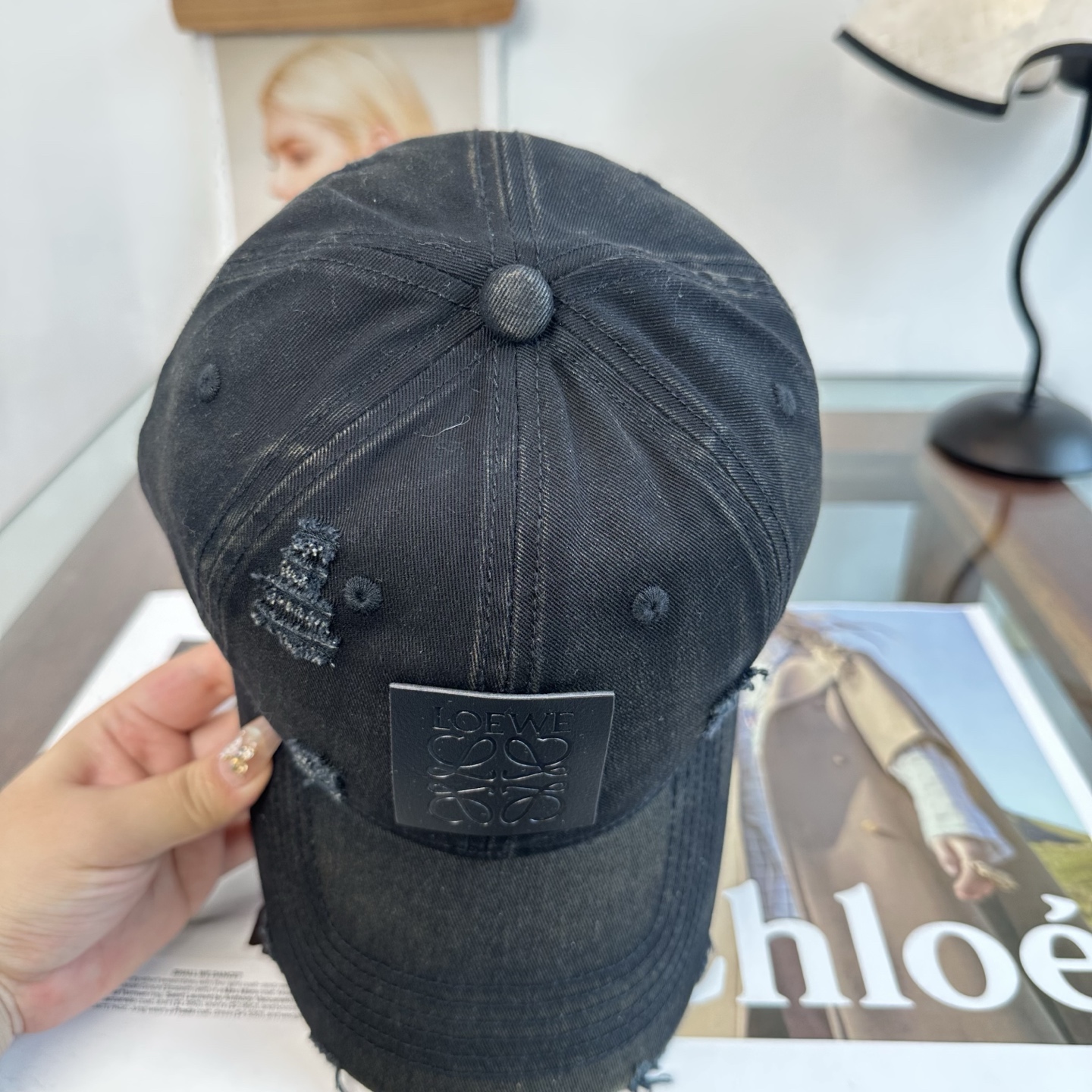 LOEWE【罗意威】新款刺绣棒球帽，专柜同步出货，大牌款超好搭配，赶紧入手