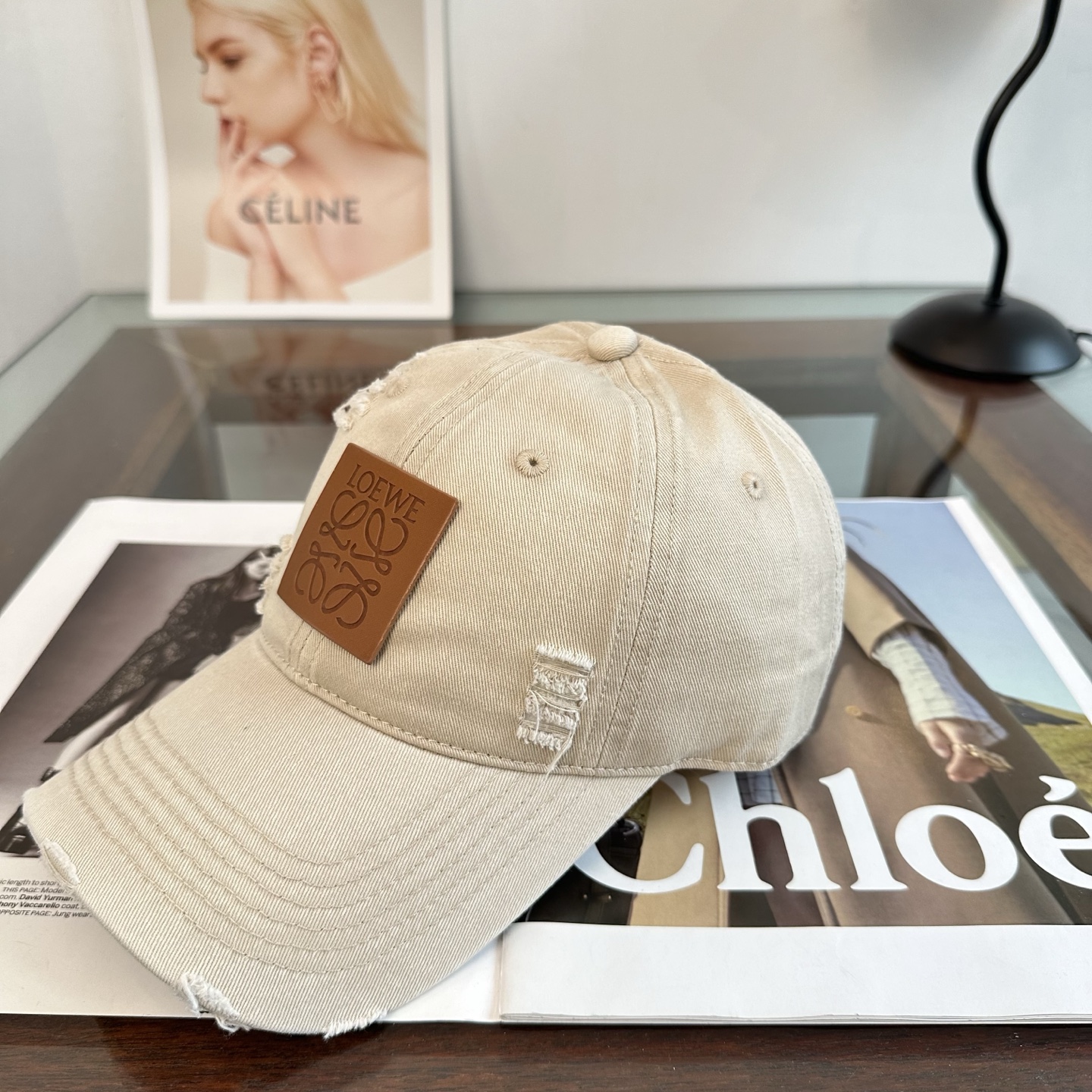 LOEWE【罗意威】新款刺绣棒球帽，专柜同步出货，大牌款超好搭配，赶紧入手
