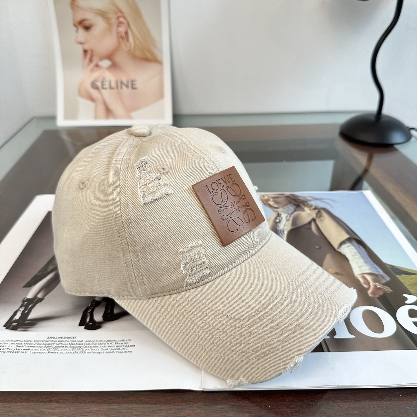 LOEWE【罗意威】新款刺绣棒球帽，专柜同步出货，大牌款超好搭配，赶紧入手