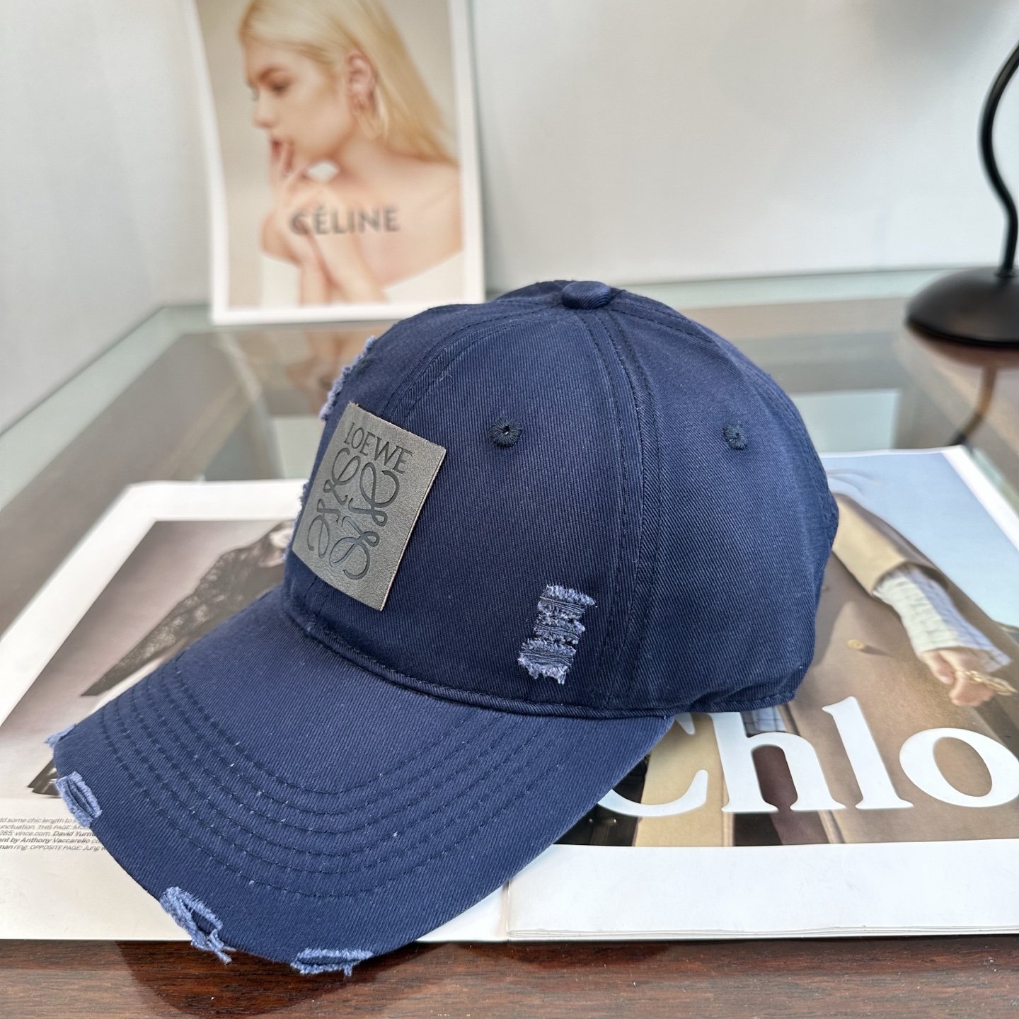 LOEWE【罗意威】新款刺绣棒球帽，专柜同步出货，大牌款超好搭配，赶紧入手