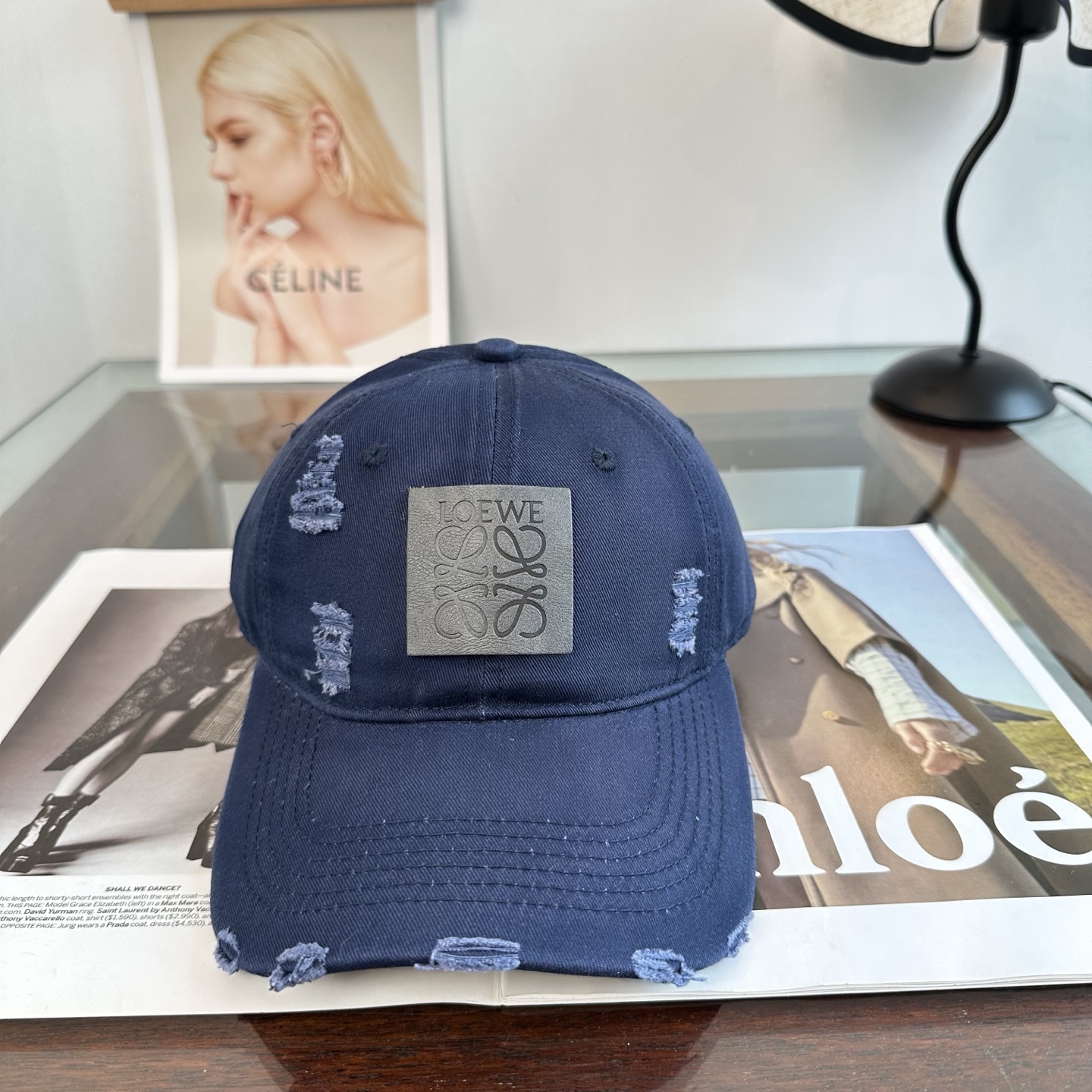 LOEWE【罗意威】新款刺绣棒球帽，专柜同步出货，大牌款超好搭配，赶紧入手