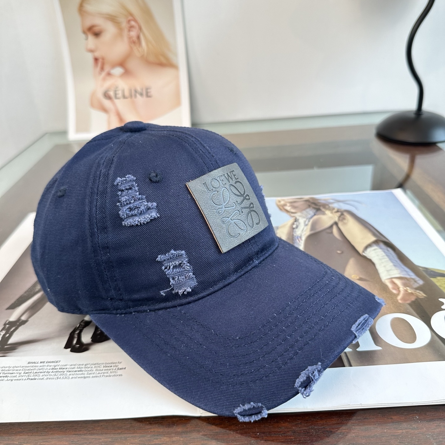 LOEWE【罗意威】新款刺绣棒球帽，专柜同步出货，大牌款超好搭配，赶紧入手