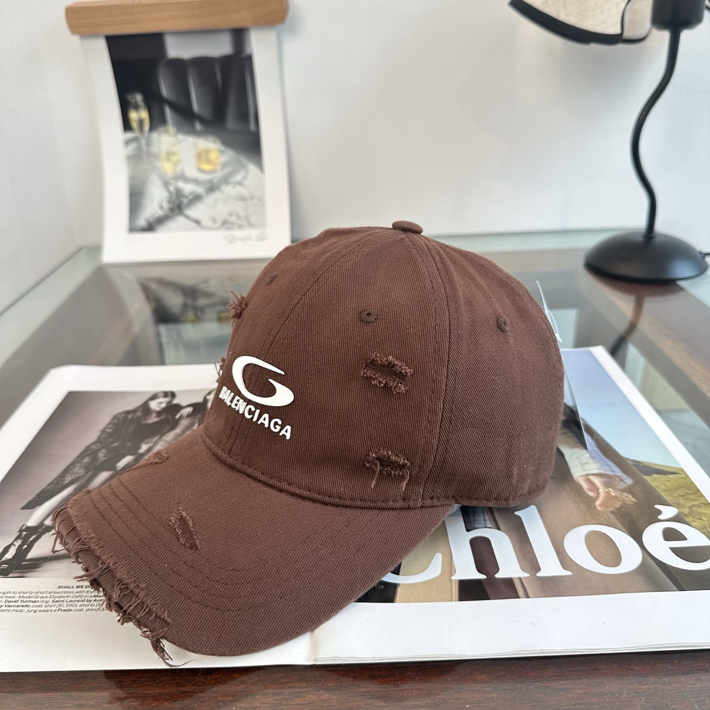 新品Balencia*a 巴黎世家字母新款棒球帽 现货秒发🧢简约时尚超级无敌好看的帽子！情侣款！