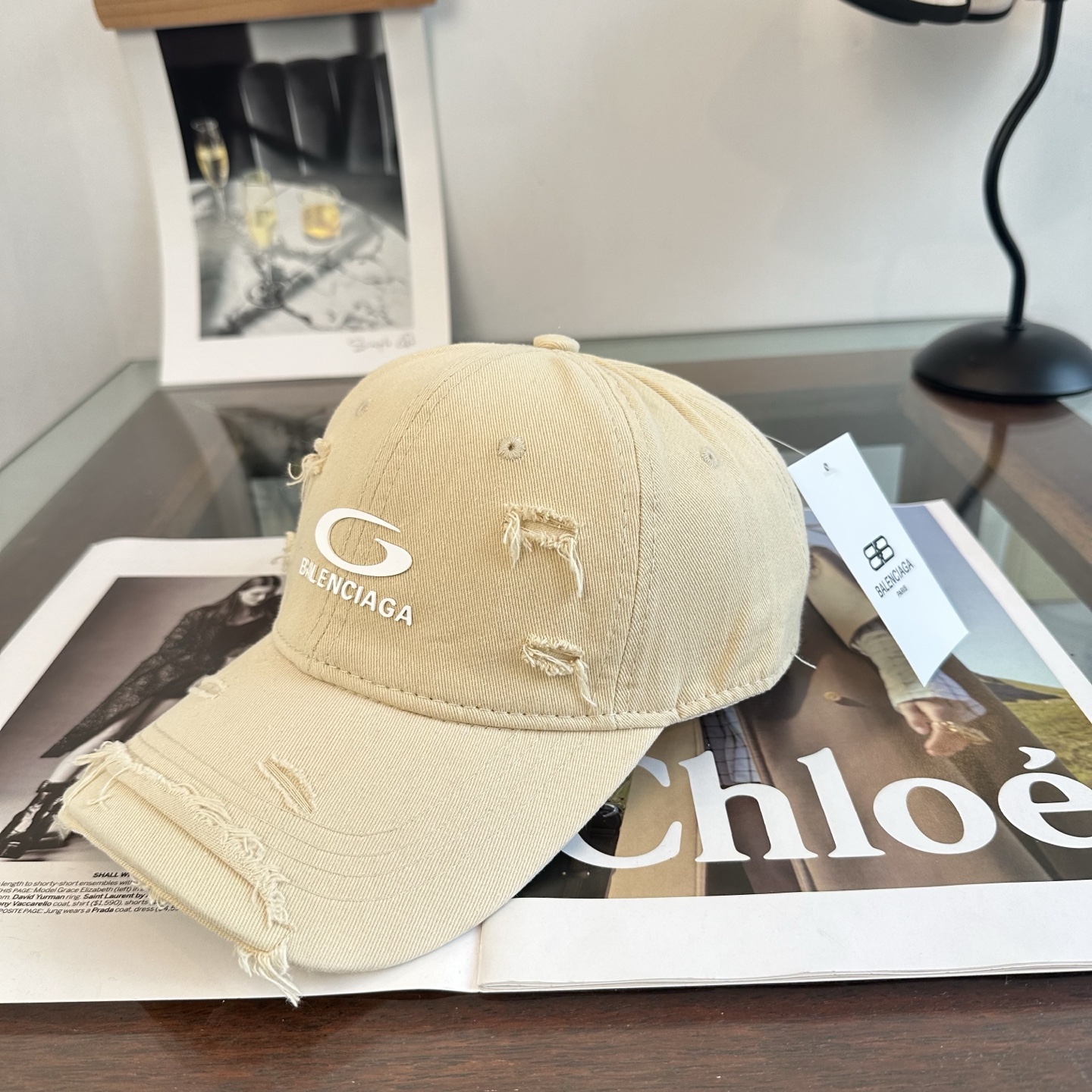 新品Balencia*a 巴黎世家字母新款棒球帽 现货秒发🧢简约时尚超级无敌好看的帽子！情侣款！