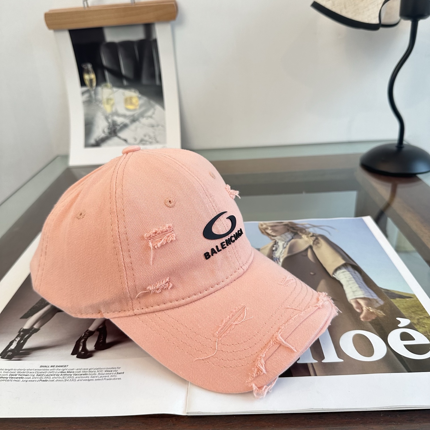 新品Balencia*a 巴黎世家字母新款棒球帽 现货秒发🧢简约时尚超级无敌好看的帽子！情侣款！
