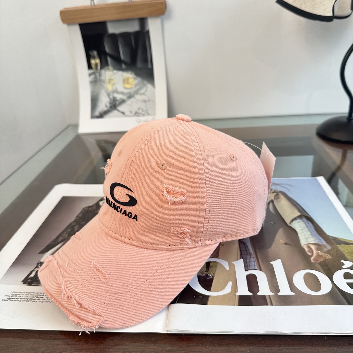新品Balencia*a 巴黎世家字母新款棒球帽 现货秒发🧢简约时尚超级无敌好看的帽子！情侣款！