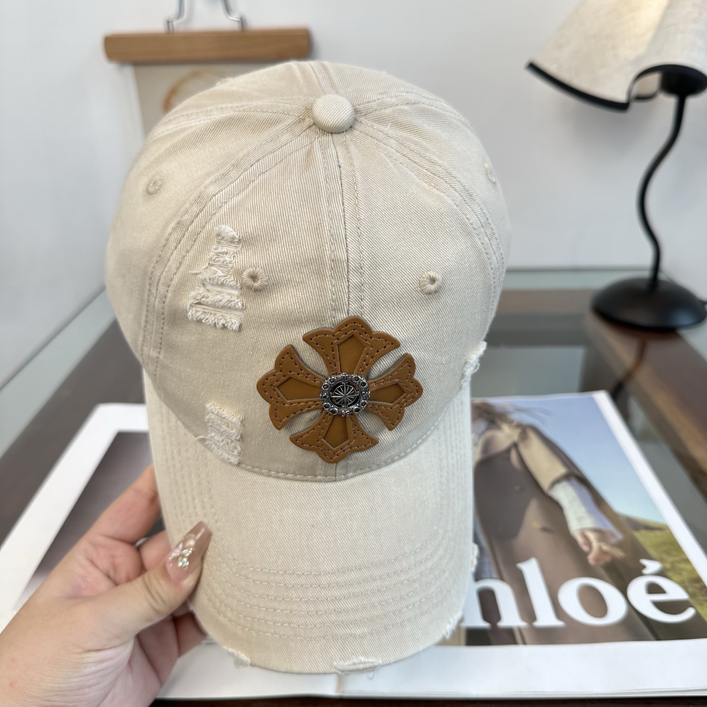 Chrome hearts 克罗心 新款十字架 高品质棒球帽，高端定制版！网红时尚博主同款！墙裂推荐！质量巨好！谁戴谁好
