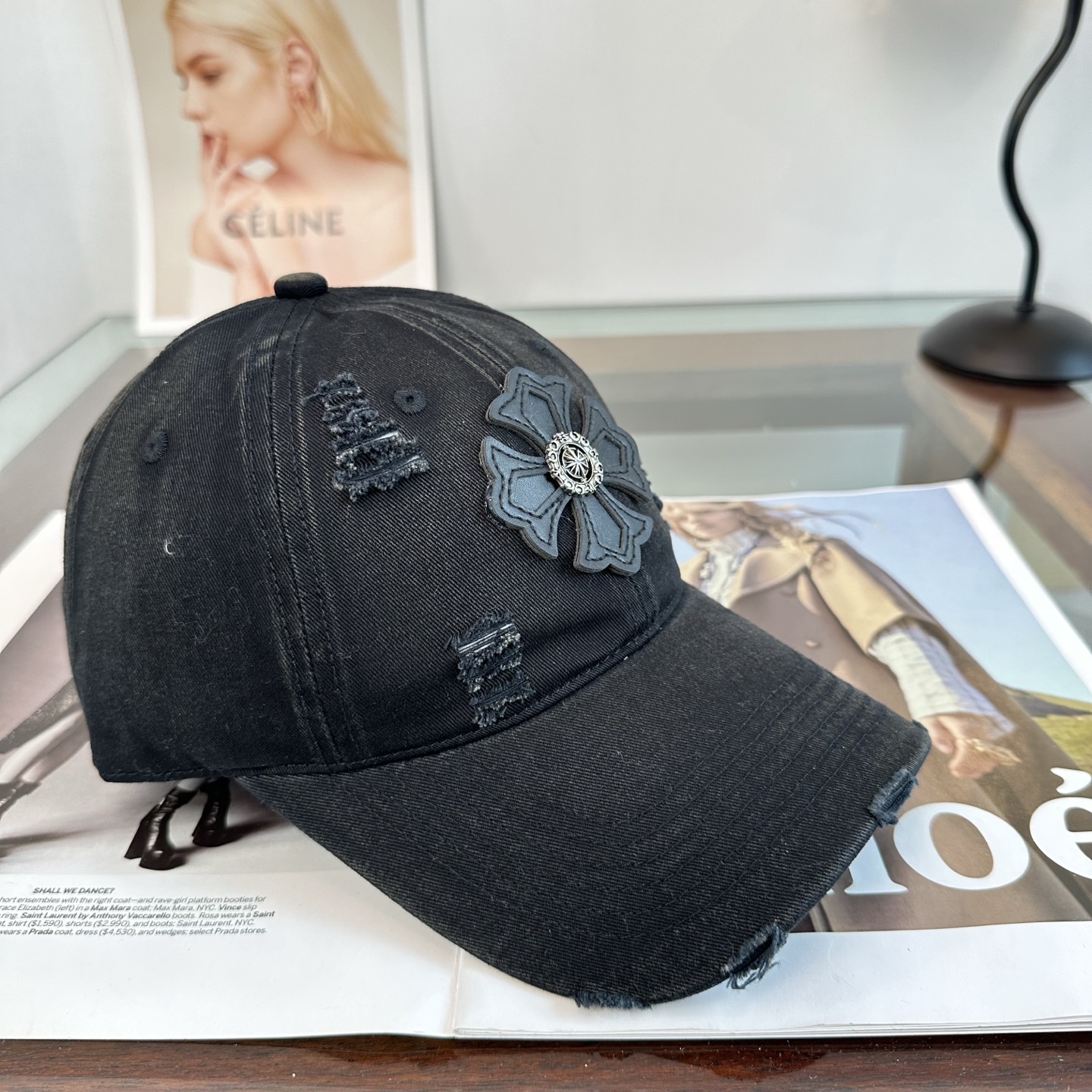 Chrome hearts 克罗心 新款十字架 高品质棒球帽，高端定制版！网红时尚博主同款！墙裂推荐！质量巨好！谁戴谁好