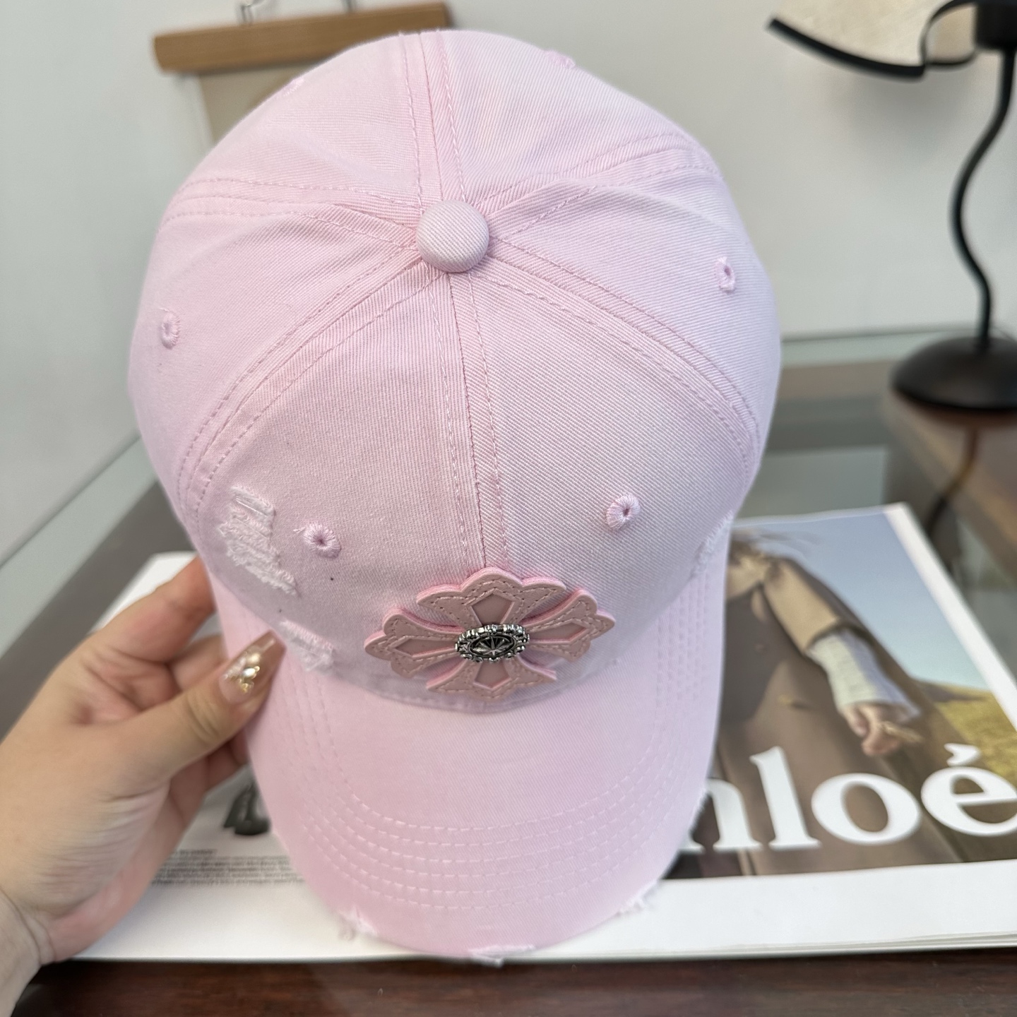 Chrome hearts 克罗心 新款十字架 高品质棒球帽，高端定制版！网红时尚博主同款！墙裂推荐！质量巨好！谁戴谁好