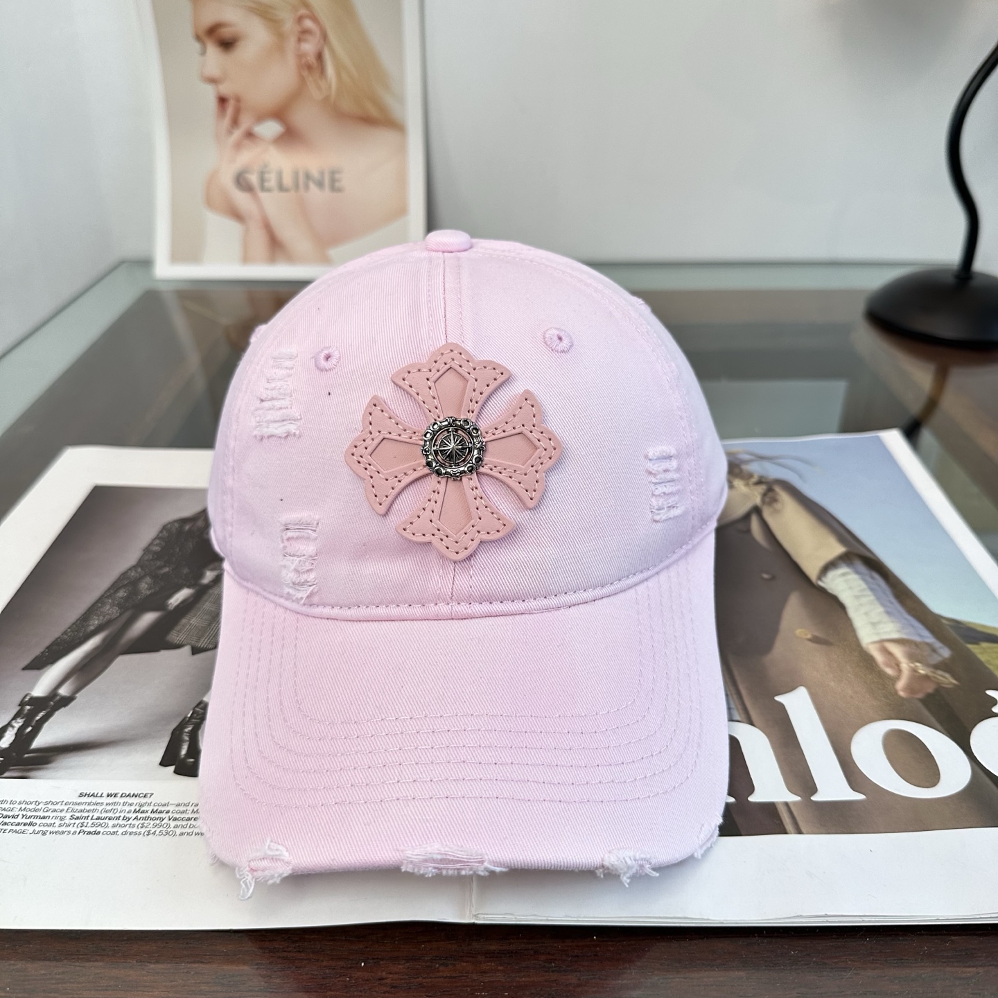 Chrome hearts 克罗心 新款十字架 高品质棒球帽，高端定制版！网红时尚博主同款！墙裂推荐！质量巨好！谁戴谁好