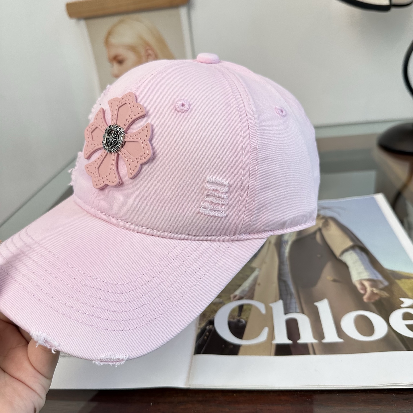 Chrome hearts 克罗心 新款十字架 高品质棒球帽，高端定制版！网红时尚博主同款！墙裂推荐！质量巨好！谁戴谁好