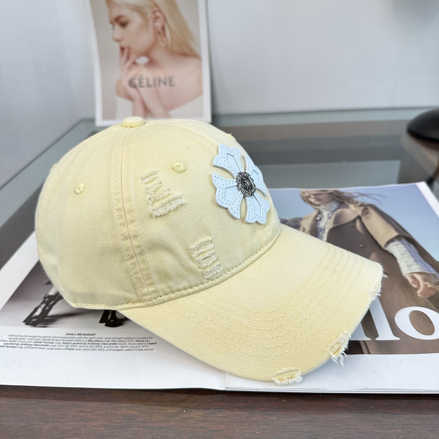 Chrome hearts 克罗心 新款十字架 高品质棒球帽，高端定制版！网红时尚博主同款！墙裂推荐！质量巨好！谁戴谁好