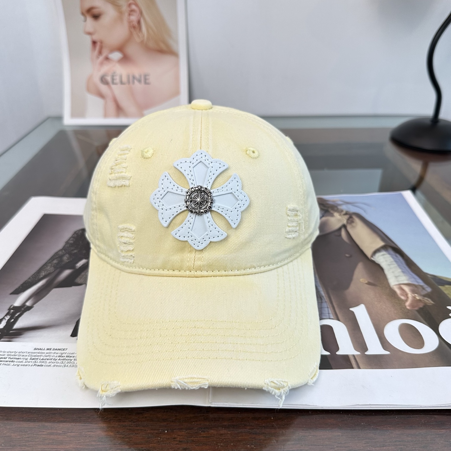 Chrome hearts 克罗心 新款十字架 高品质棒球帽，高端定制版！网红时尚博主同款！墙裂推荐！质量巨好！谁戴谁好