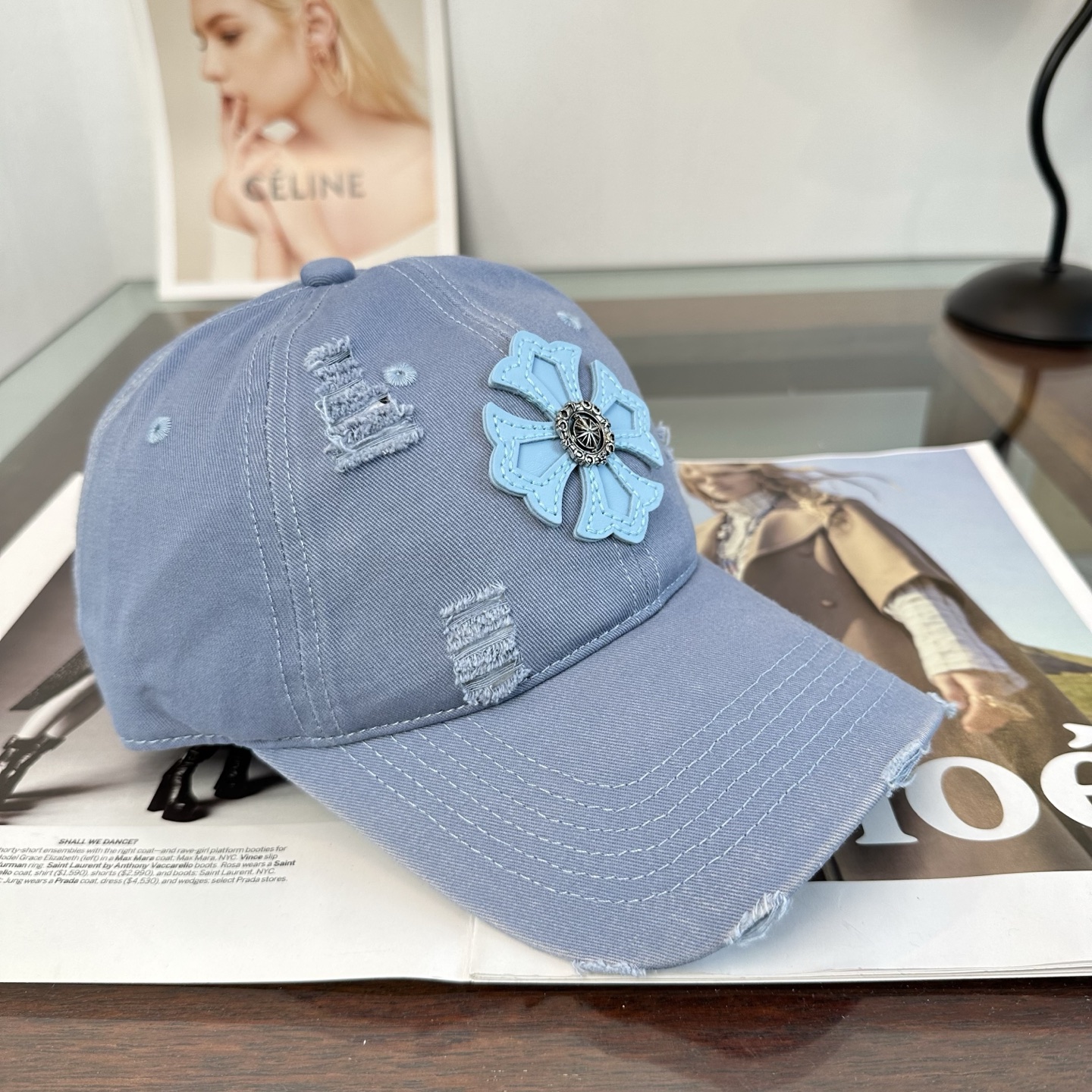 Chrome hearts 克罗心 新款十字架 高品质棒球帽，高端定制版！网红时尚博主同款！墙裂推荐！质量巨好！谁戴谁好