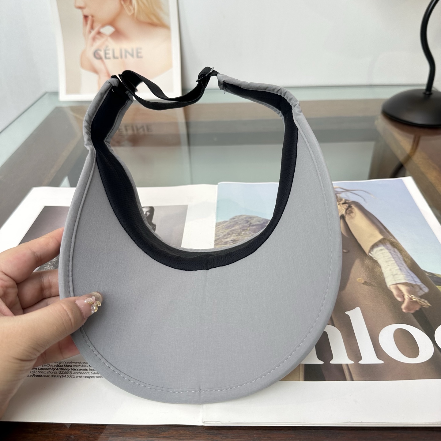 lululemon 防晒空顶帽子女夏季时尚大帽 檐遮阳帽防紫外线女
