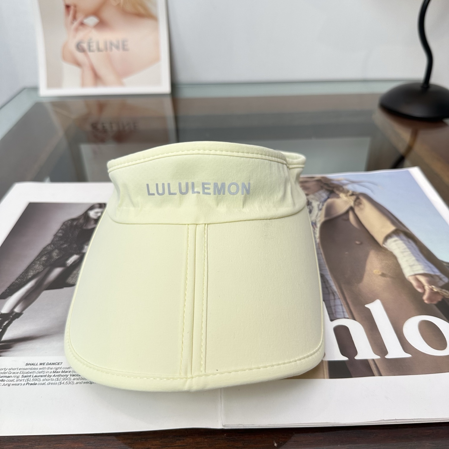 lululemon 防晒空顶帽子女夏季时尚大帽 檐遮阳帽防紫外线女