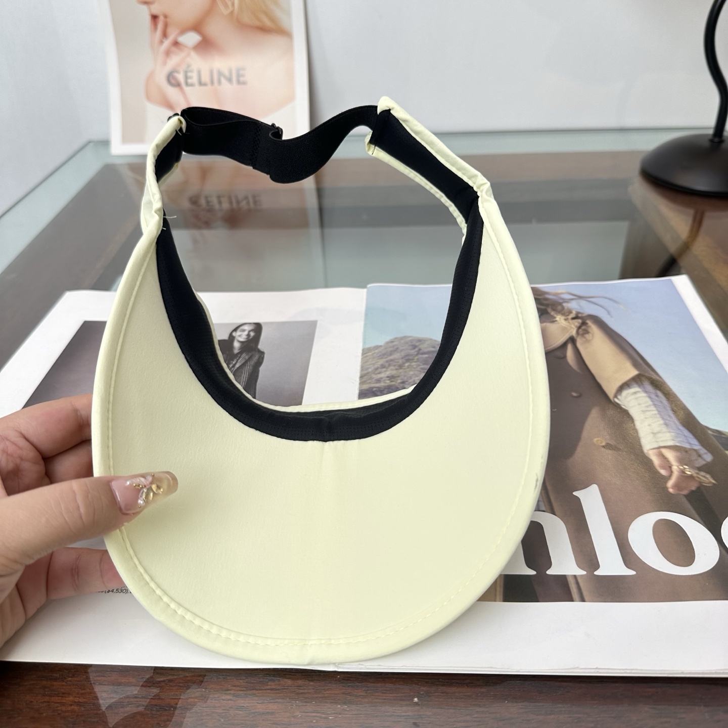 lululemon 防晒空顶帽子女夏季时尚大帽 檐遮阳帽防紫外线女