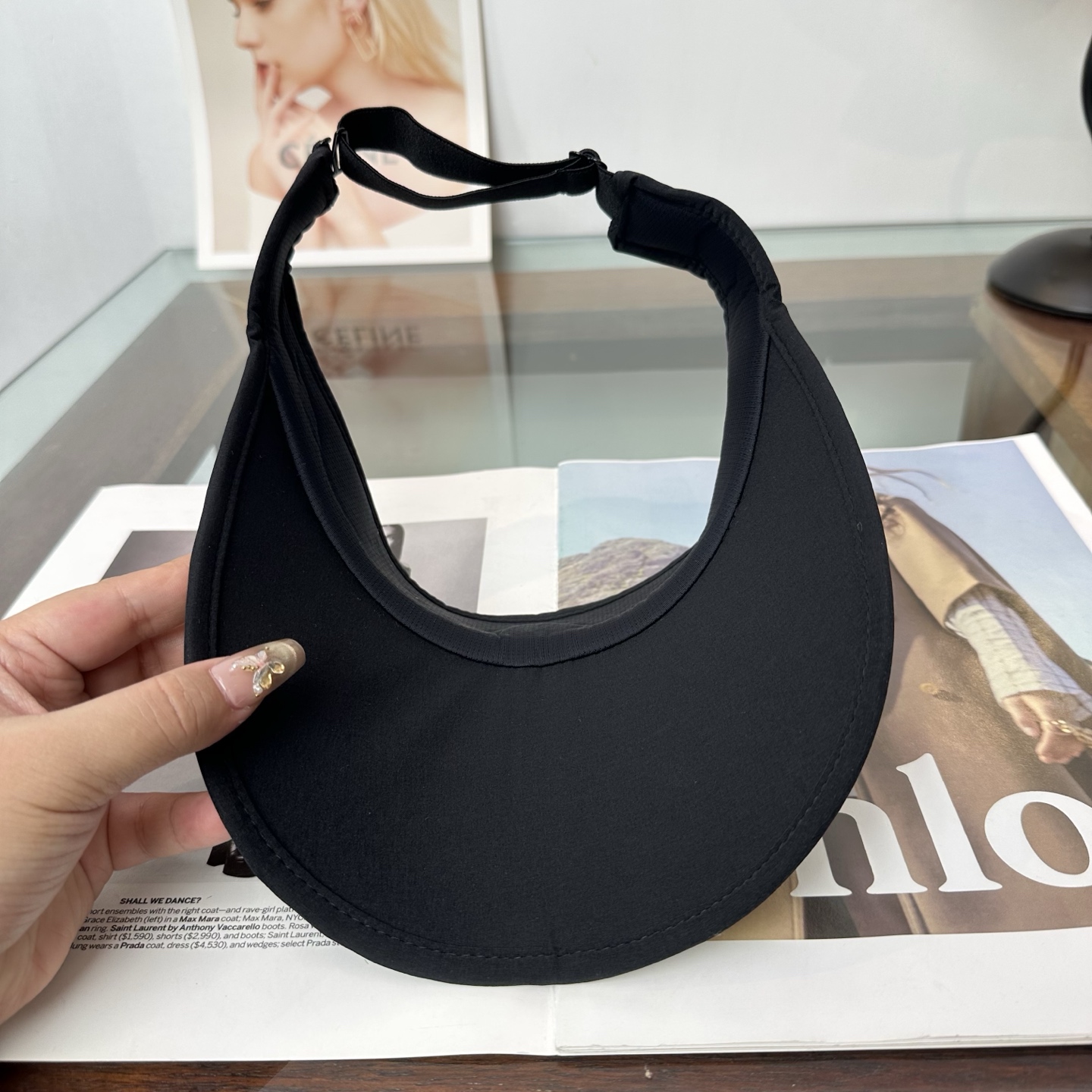 lululemon 防晒空顶帽子女夏季时尚大帽 檐遮阳帽防紫外线女