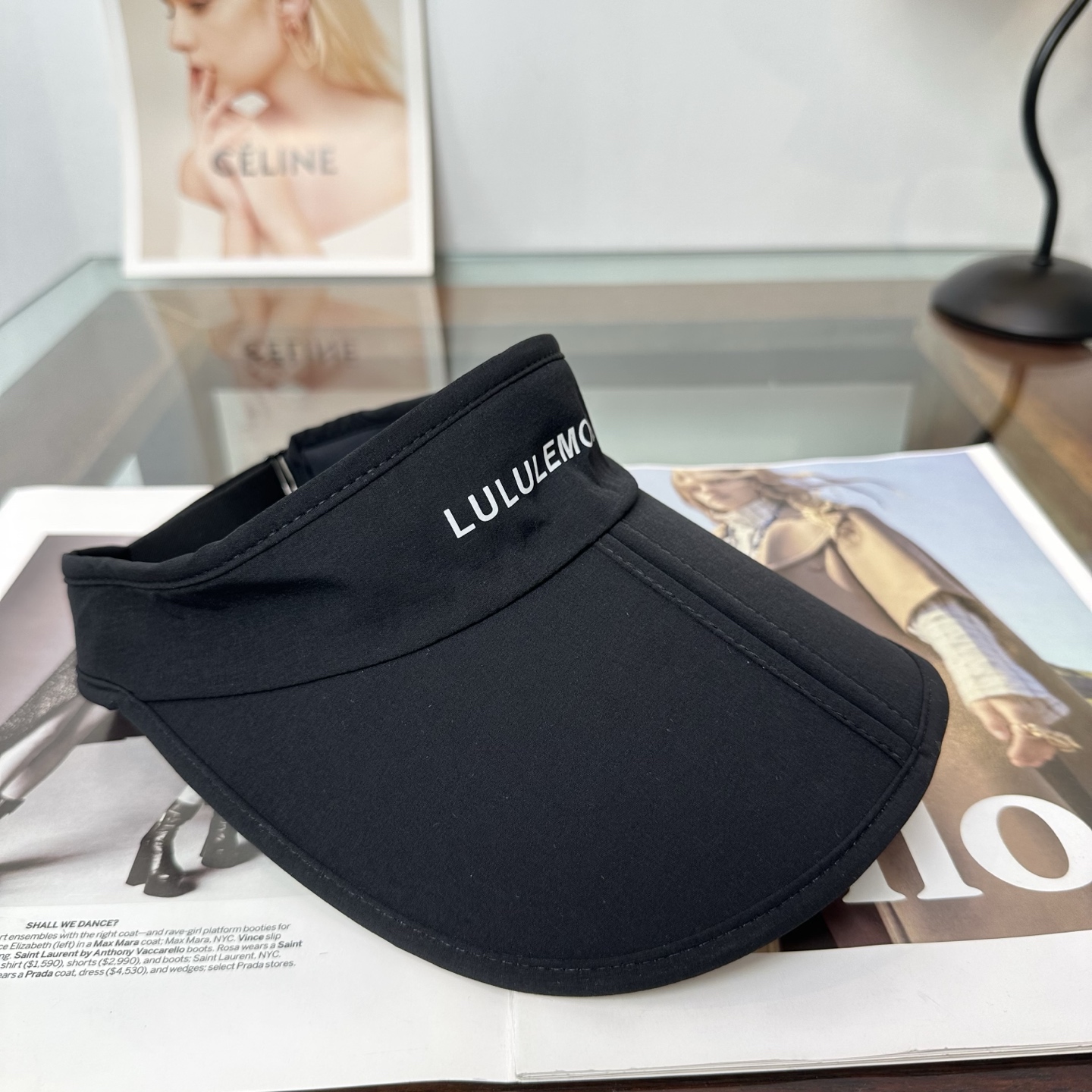 lululemon 防晒空顶帽子女夏季时尚大帽 檐遮阳帽防紫外线女