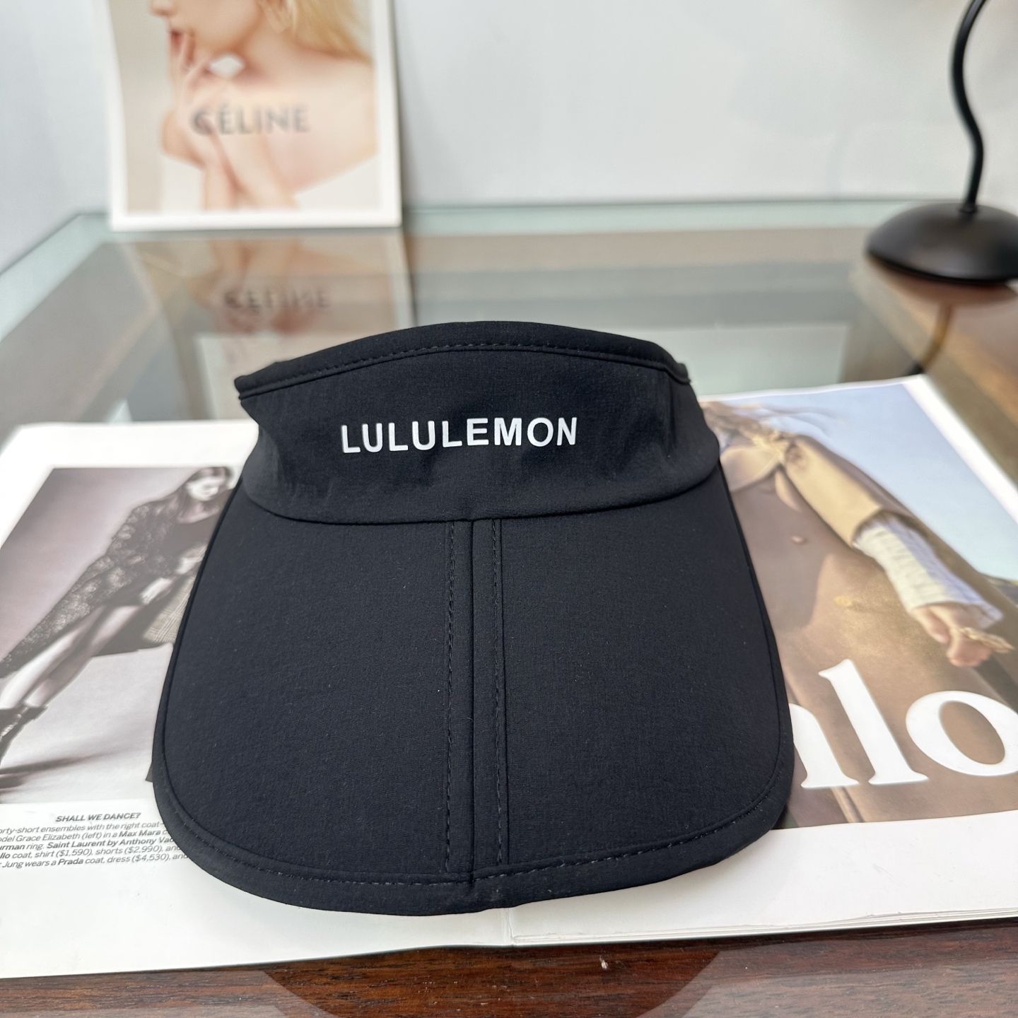 lululemon 防晒空顶帽子女夏季时尚大帽 檐遮阳帽防紫外线女