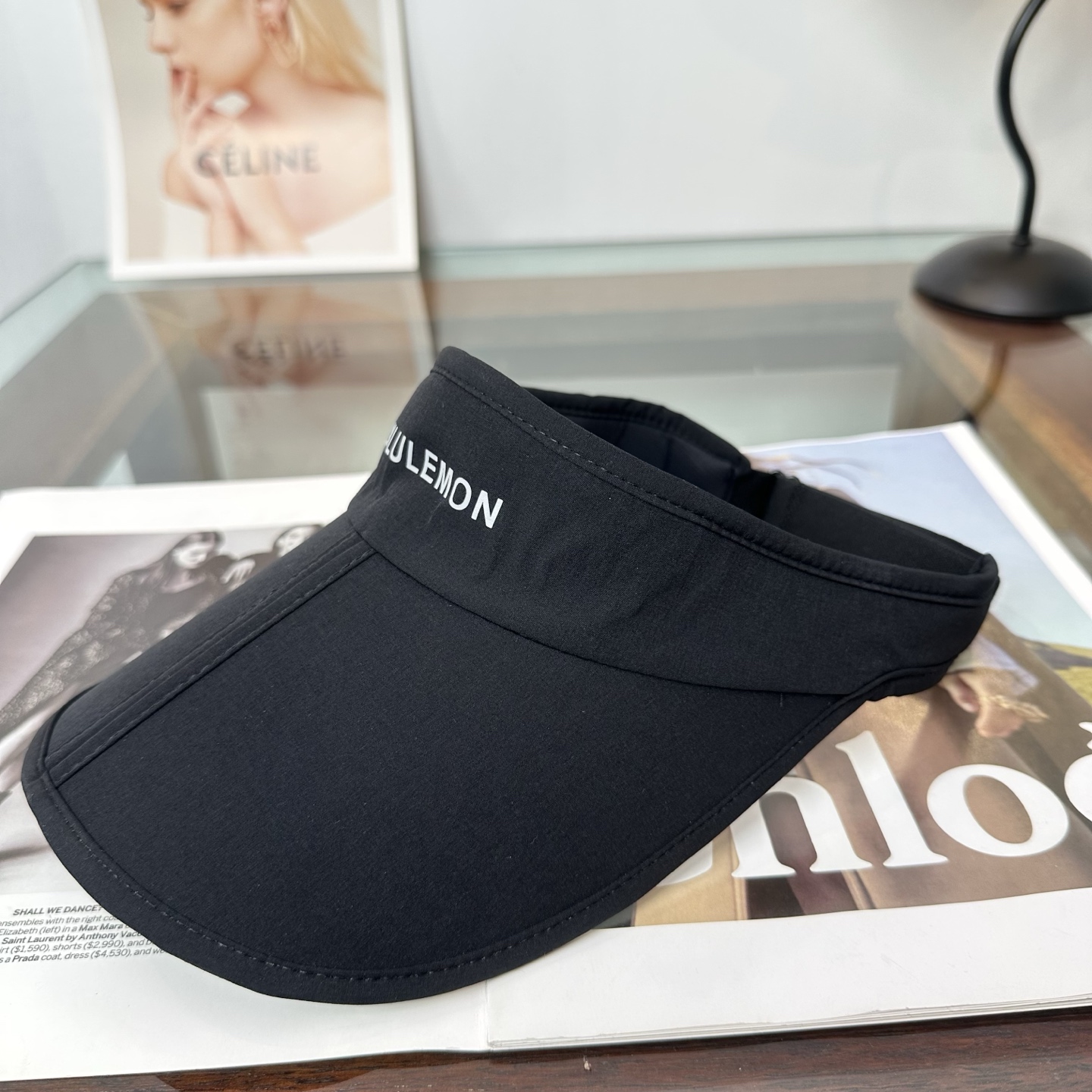 lululemon 防晒空顶帽子女夏季时尚大帽 檐遮阳帽防紫外线女