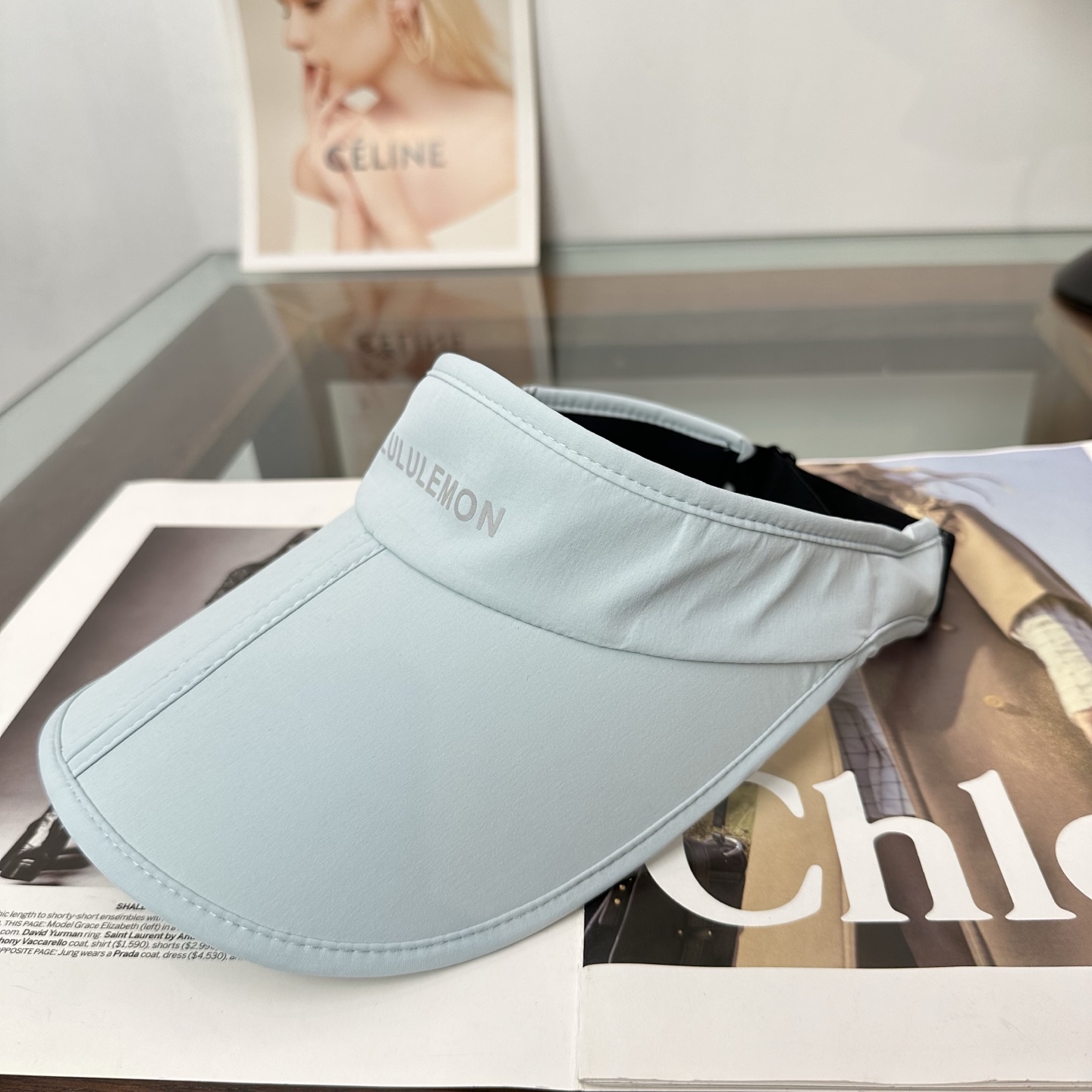lululemon 防晒空顶帽子女夏季时尚大帽 檐遮阳帽防紫外线女