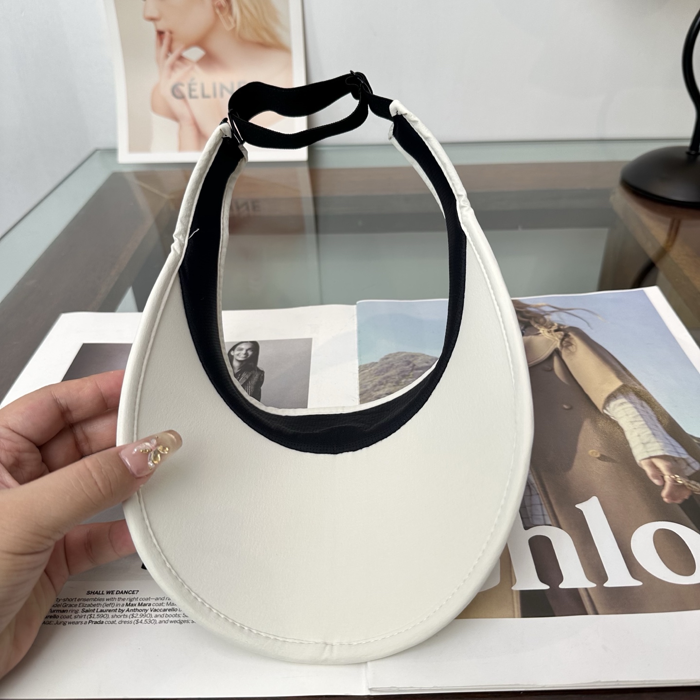 lululemon 防晒空顶帽子女夏季时尚大帽 檐遮阳帽防紫外线女