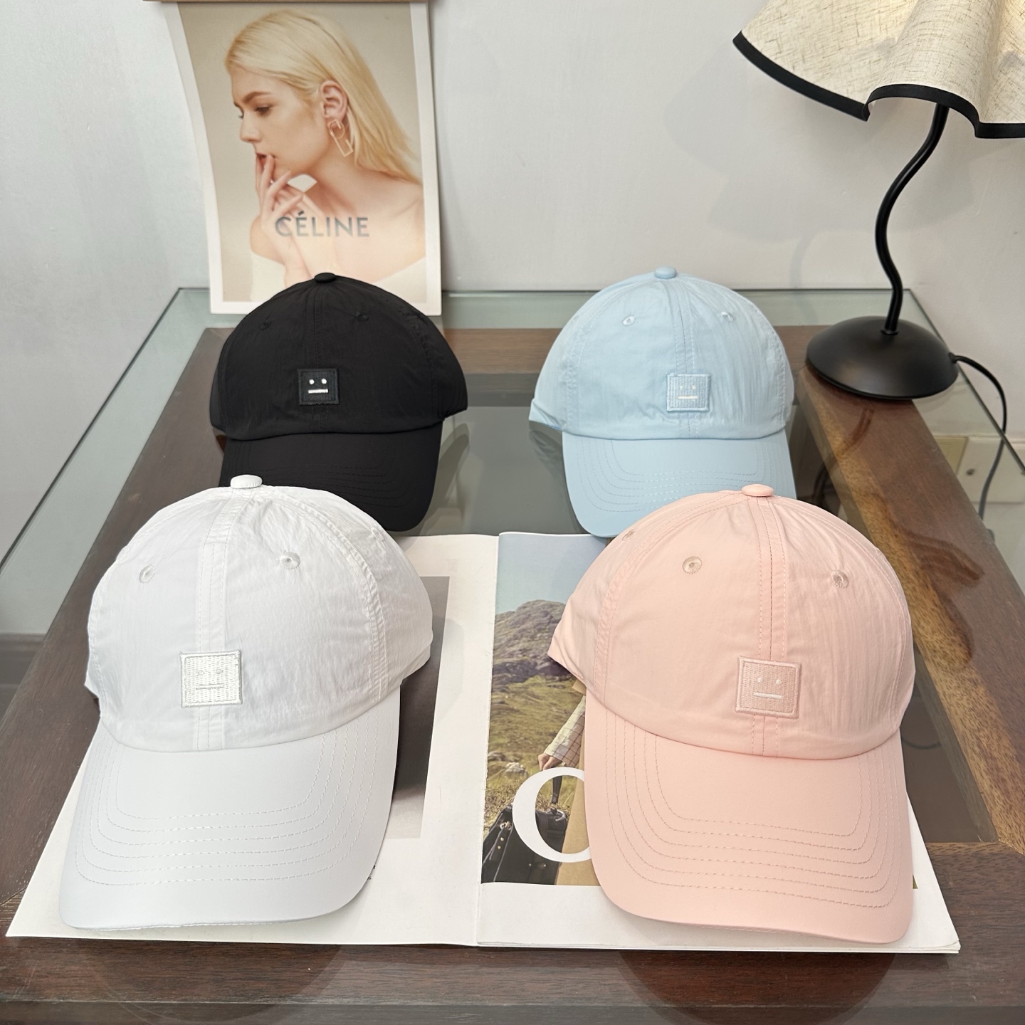 ACNE 棒球帽 纯色系给足街头风，时尚达人挚爱的色调 精选效果超完美！ 细节做工无可挑剔！男女同款！